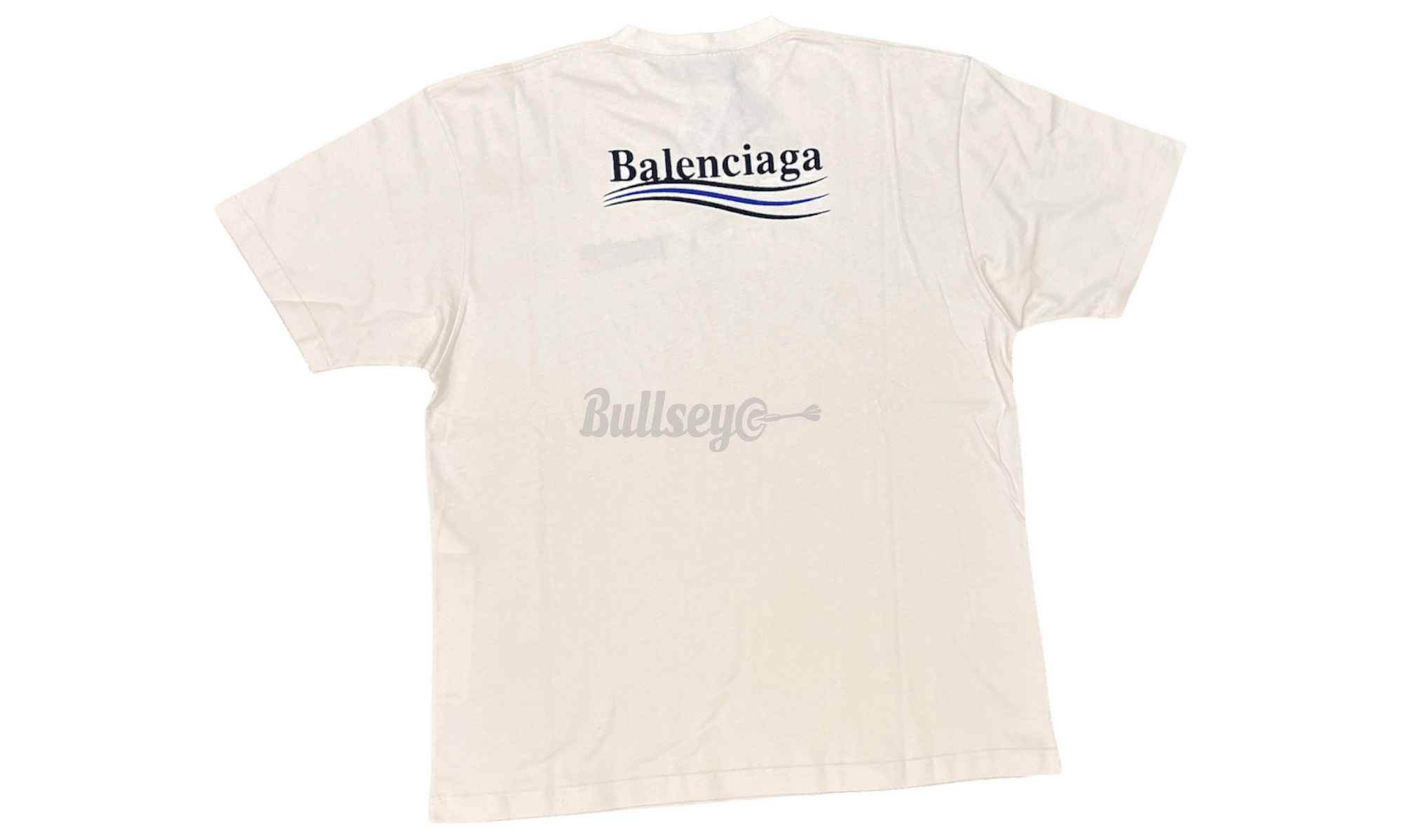 Balenciaga Political Campaign Logo Beige T-Shirt Size US XS / EU 42 / 0 - 2 Thumbnail