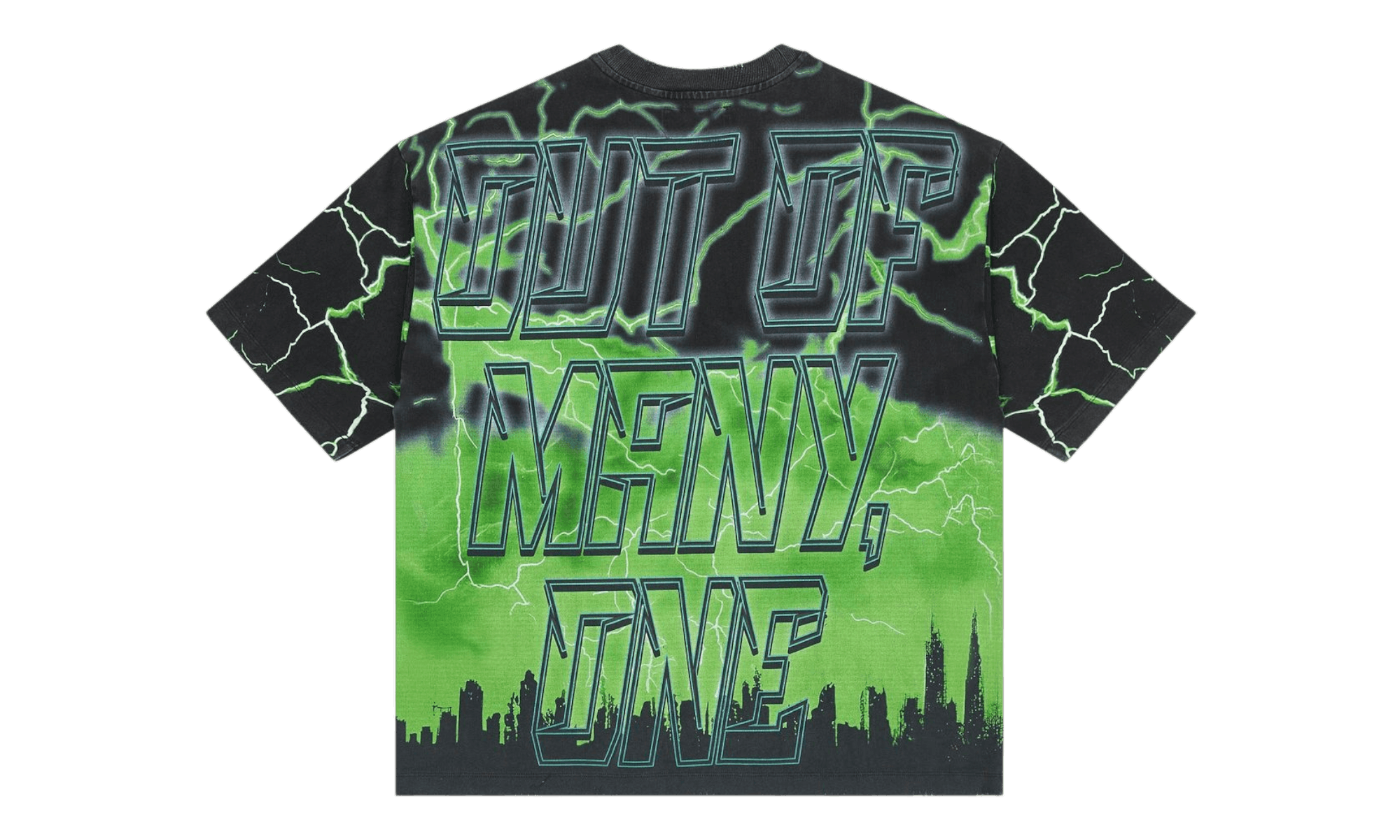 Godspeed Voltage Lime Wash Black T-shirt Size US L / EU 52-54 / 3 - 2 Thumbnail