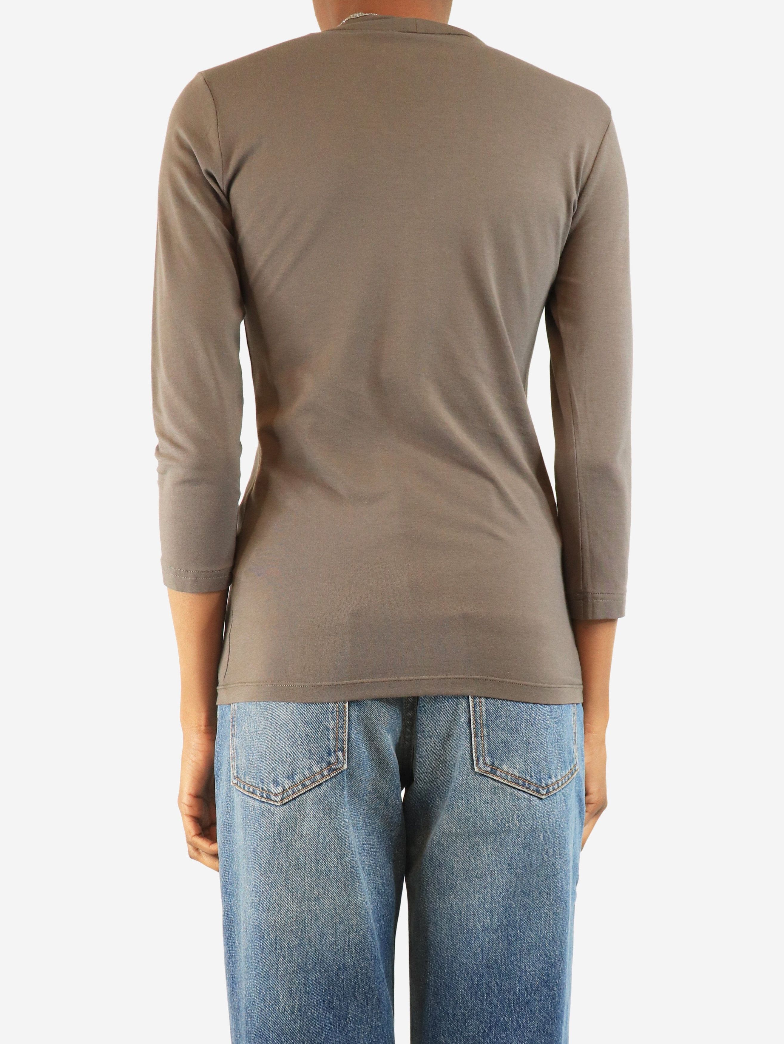 Prada Grey fine-knit top - S Size XS / US 0-2 / IT 36-38 - 3 Thumbnail