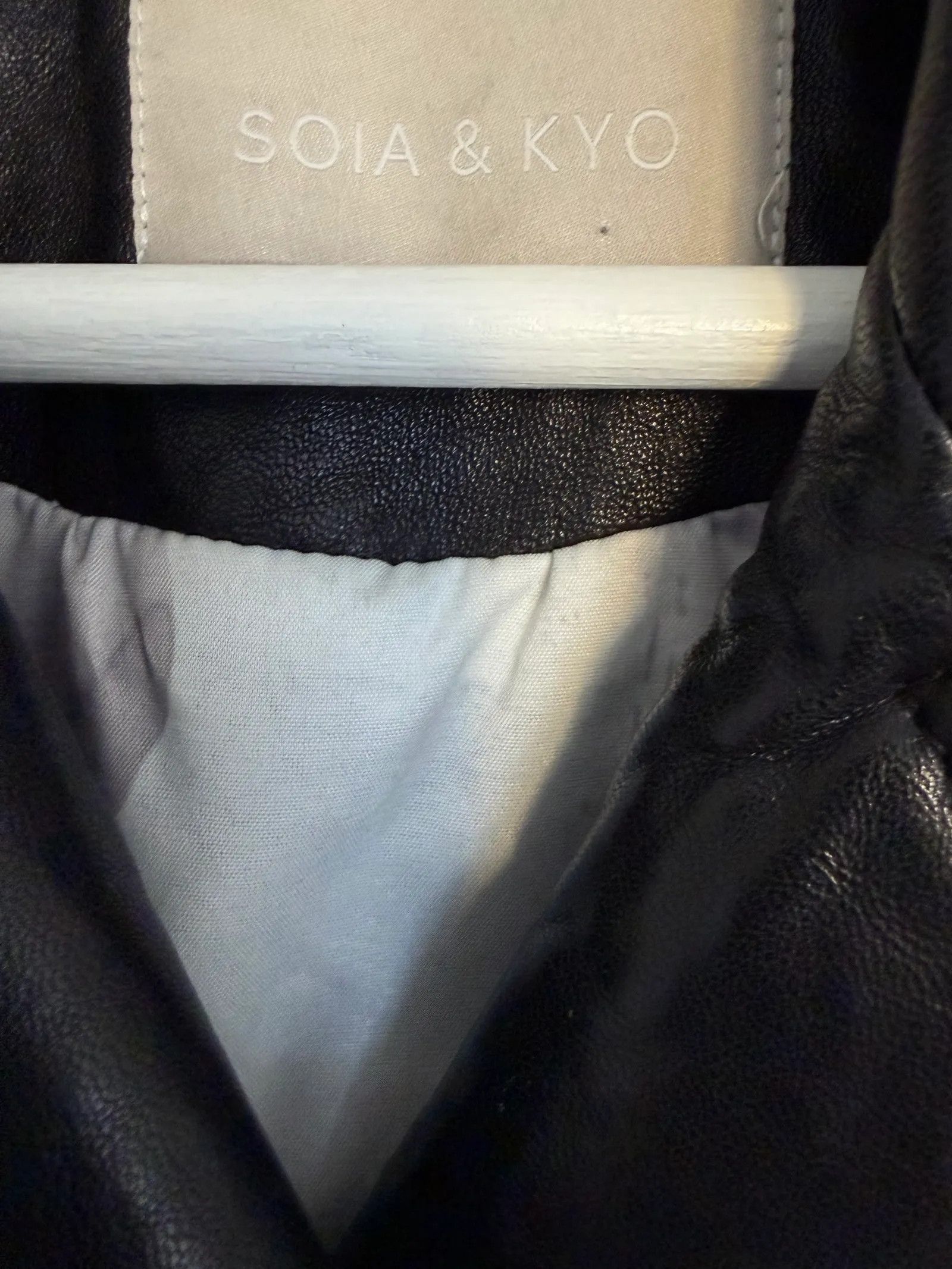 Soia & Kyo SOIA & KYO SOIA & KYO Leather Jacket Size S / US 4 / IT 40 - 4 Thumbnail