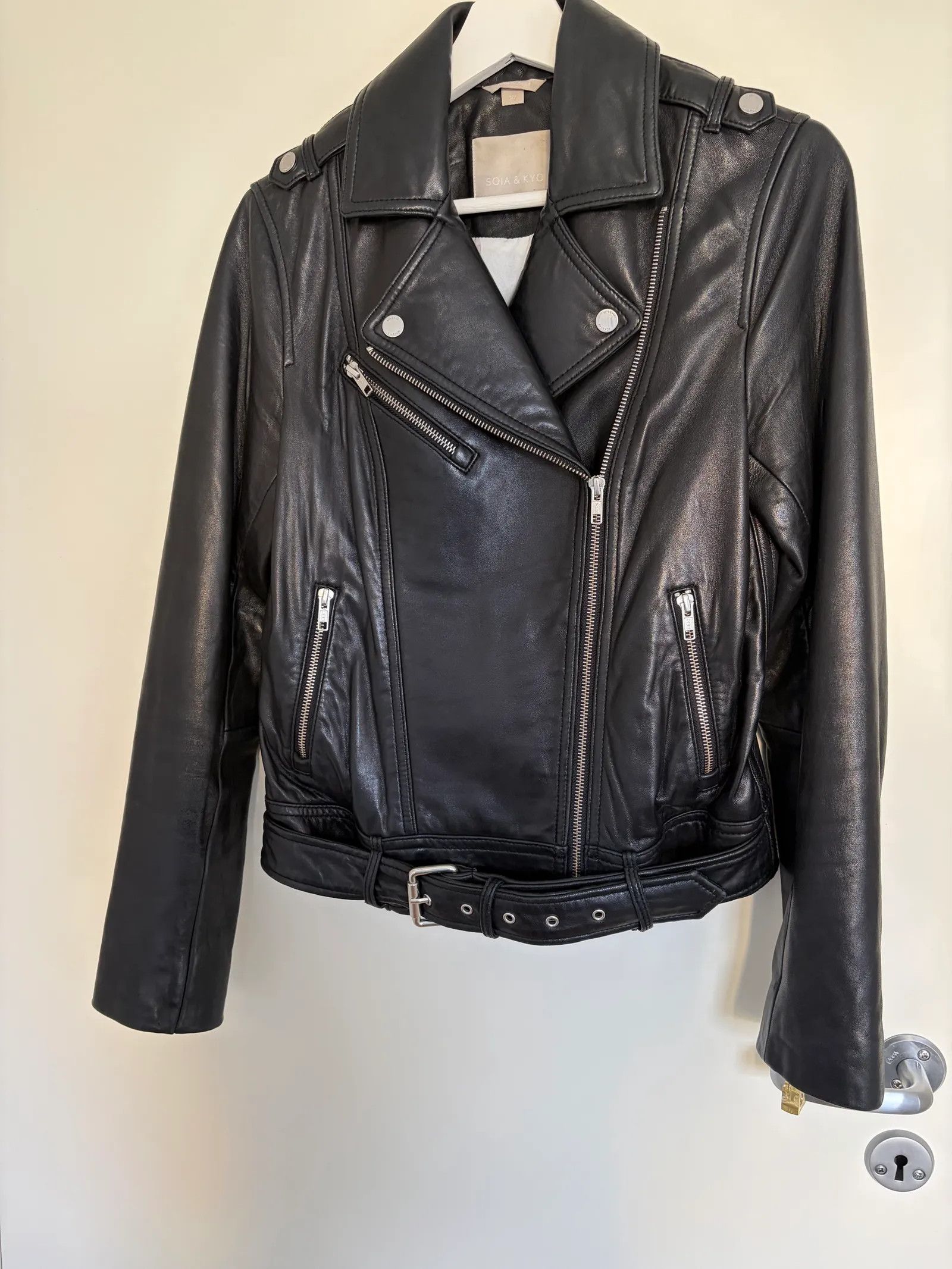 Soia & Kyo SOIA & KYO SOIA & KYO Leather Jacket Size S / US 4 / IT 40 - 3 Thumbnail
