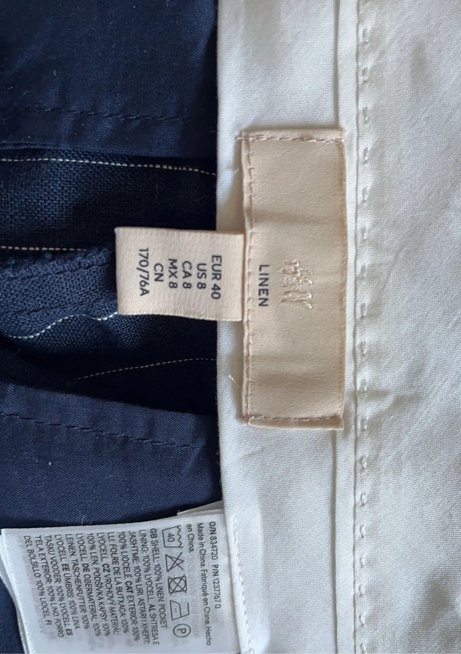 H&M H&M Linen Shorts Size 28" / US 6 / IT 42 - 2 Thumbnail