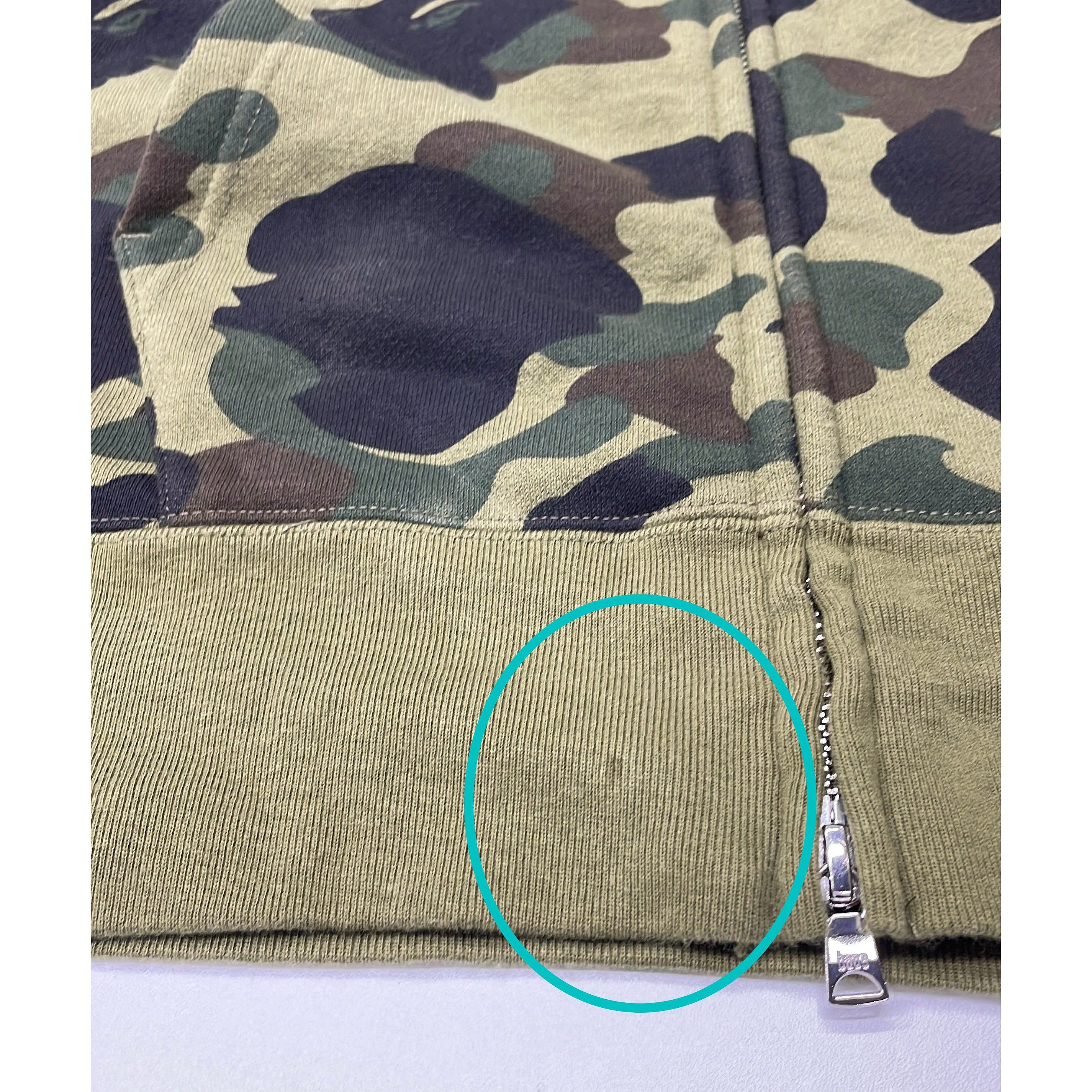 Bape A Bathing Ape Camo Shark Full Zip Hoodie Size M Size US M / EU 48-50 / 2 - 5 Thumbnail