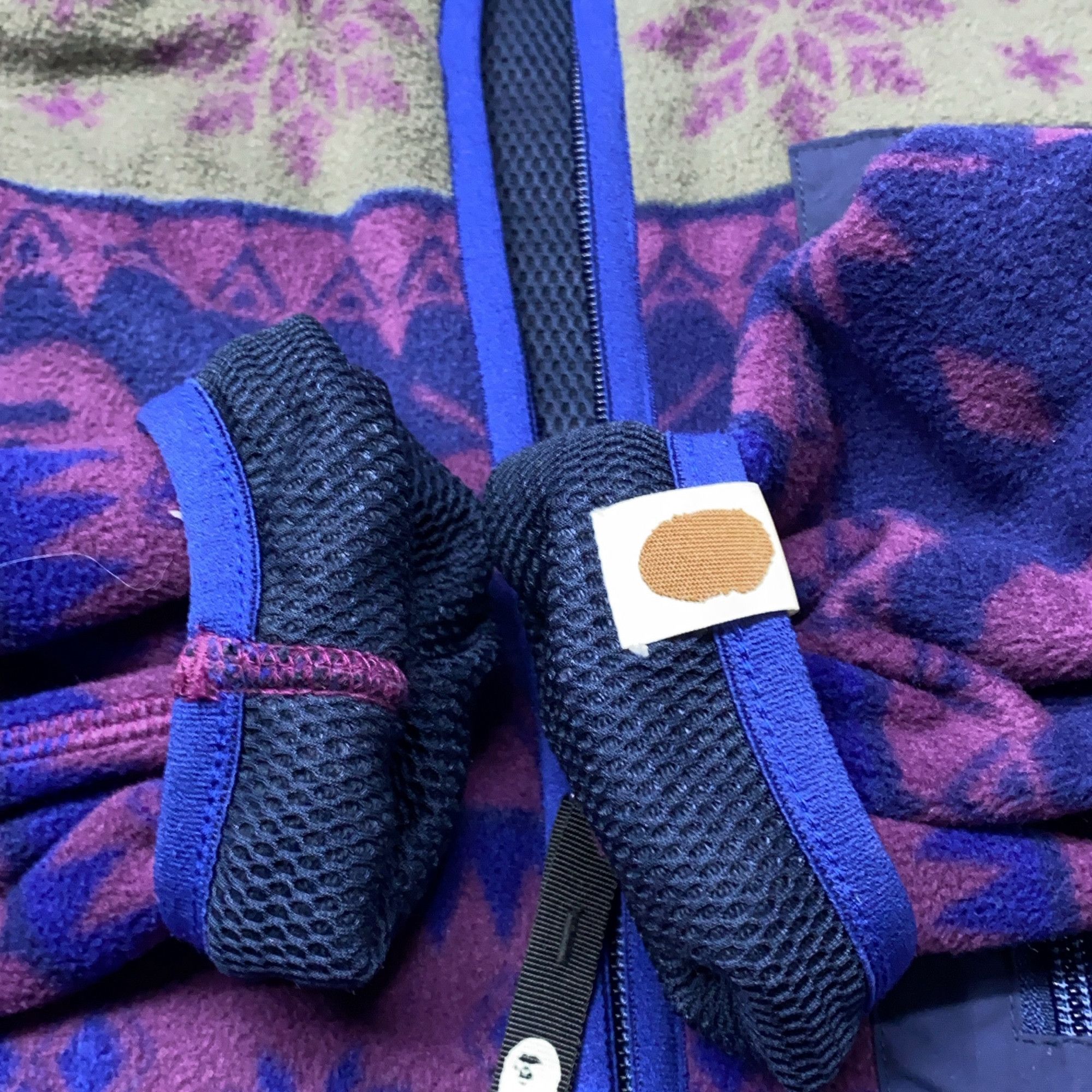 Bape A BATHING APE Snowflake Pattern Fleece Jacket Size M Size US M / EU 48-50 / 2 - 10 Thumbnail