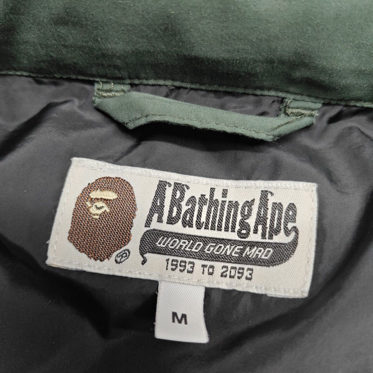 Bape A Bathing Ape Green Puffer Jacket Size M Size US M / EU 48-50 / 2 - 6 Thumbnail