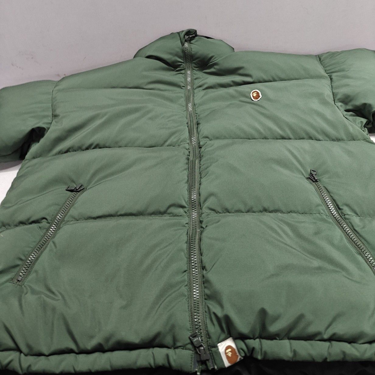 Bape A Bathing Ape Green Puffer Jacket Size M Size US M / EU 48-50 / 2 - 9 Thumbnail