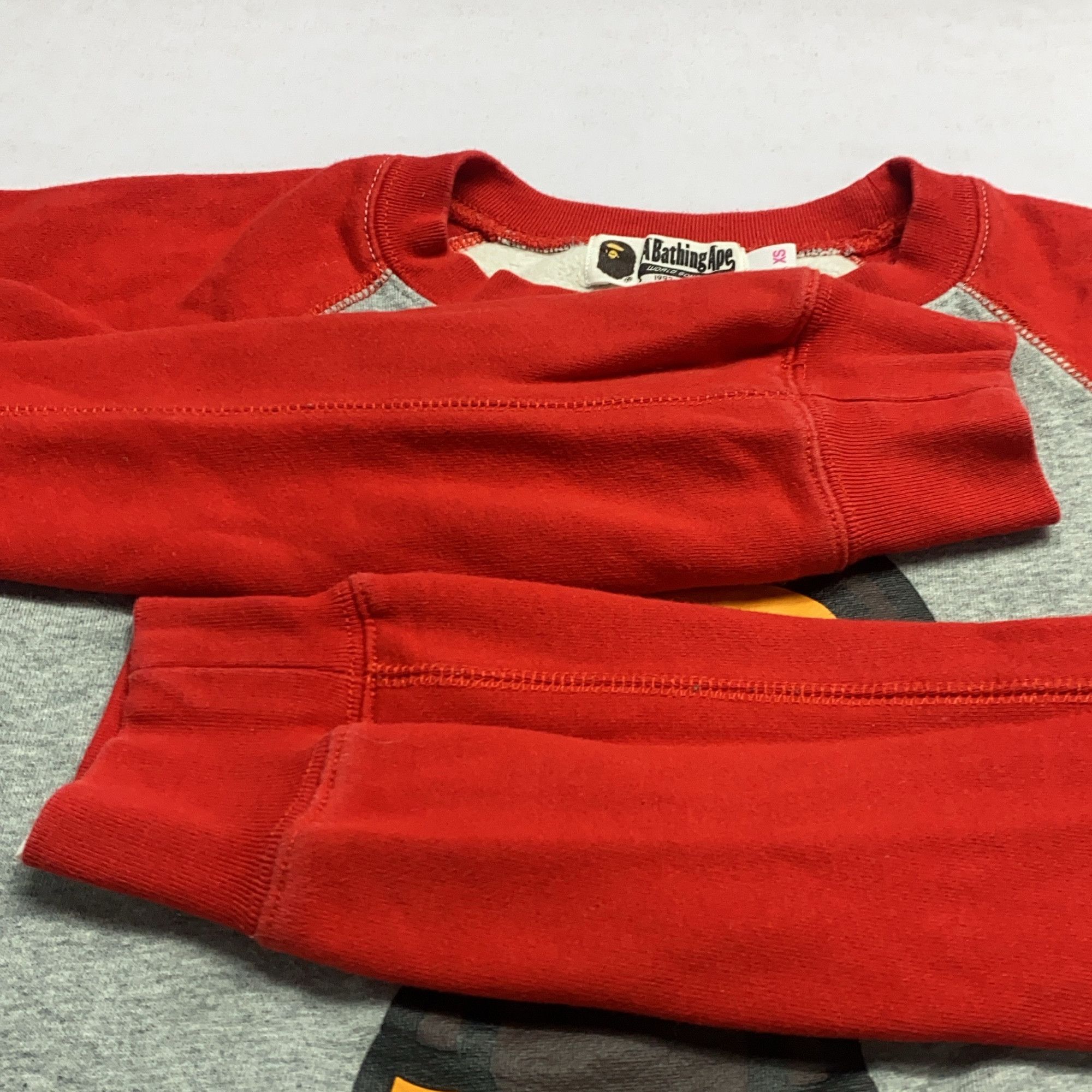 Bape A Bathing Ape Baby Milo Raglan Sweatshirt Size XS Size US XS / EU 42 / 0 - 11 Thumbnail