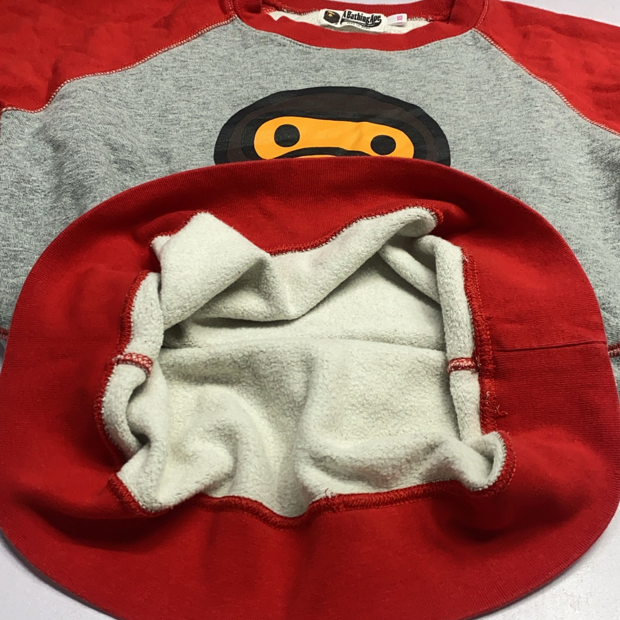 Bape A Bathing Ape Baby Milo Raglan Sweatshirt Size XS Size US XS / EU 42 / 0 - 14 Thumbnail