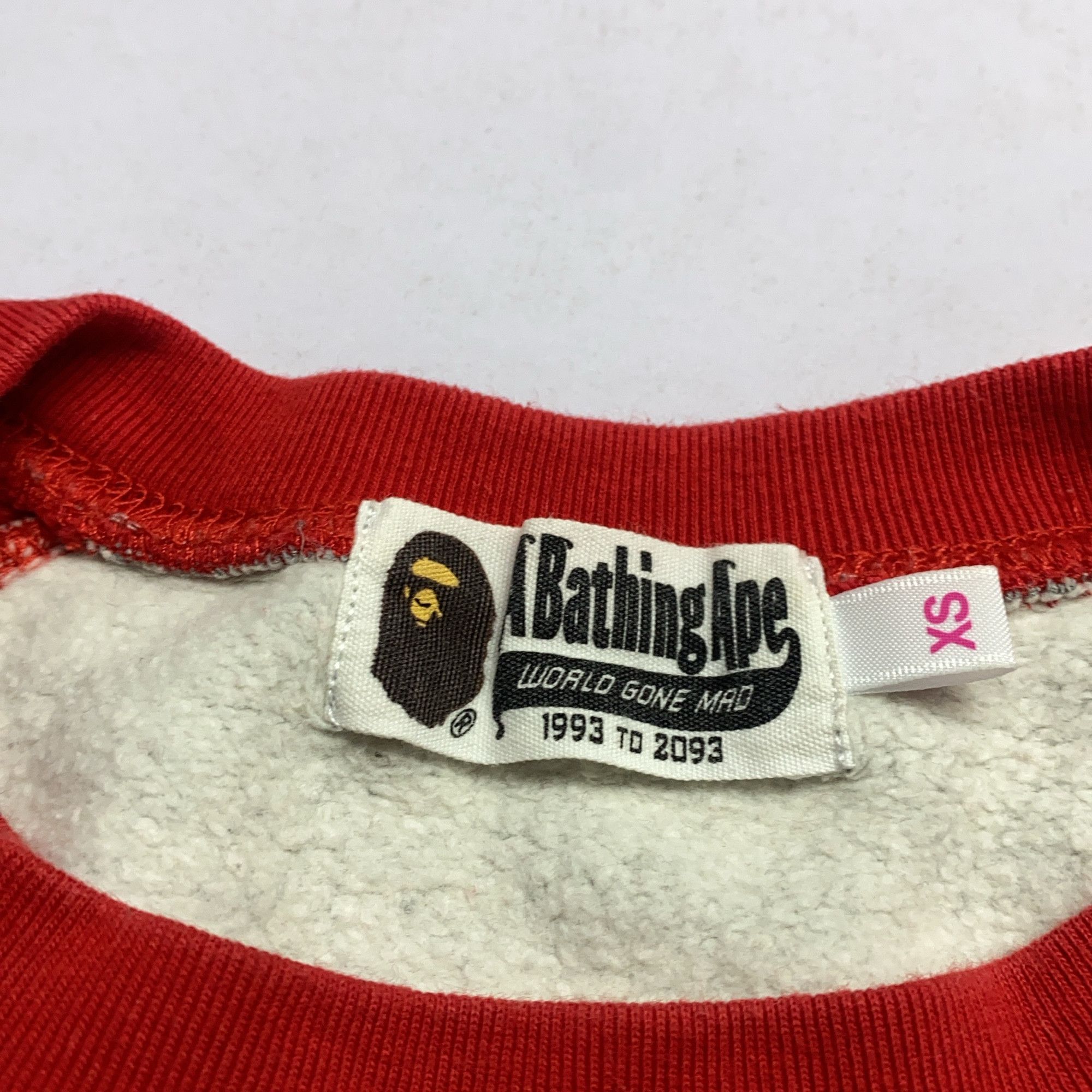 Bape A Bathing Ape Baby Milo Raglan Sweatshirt Size XS Size US XS / EU 42 / 0 - 3 Thumbnail