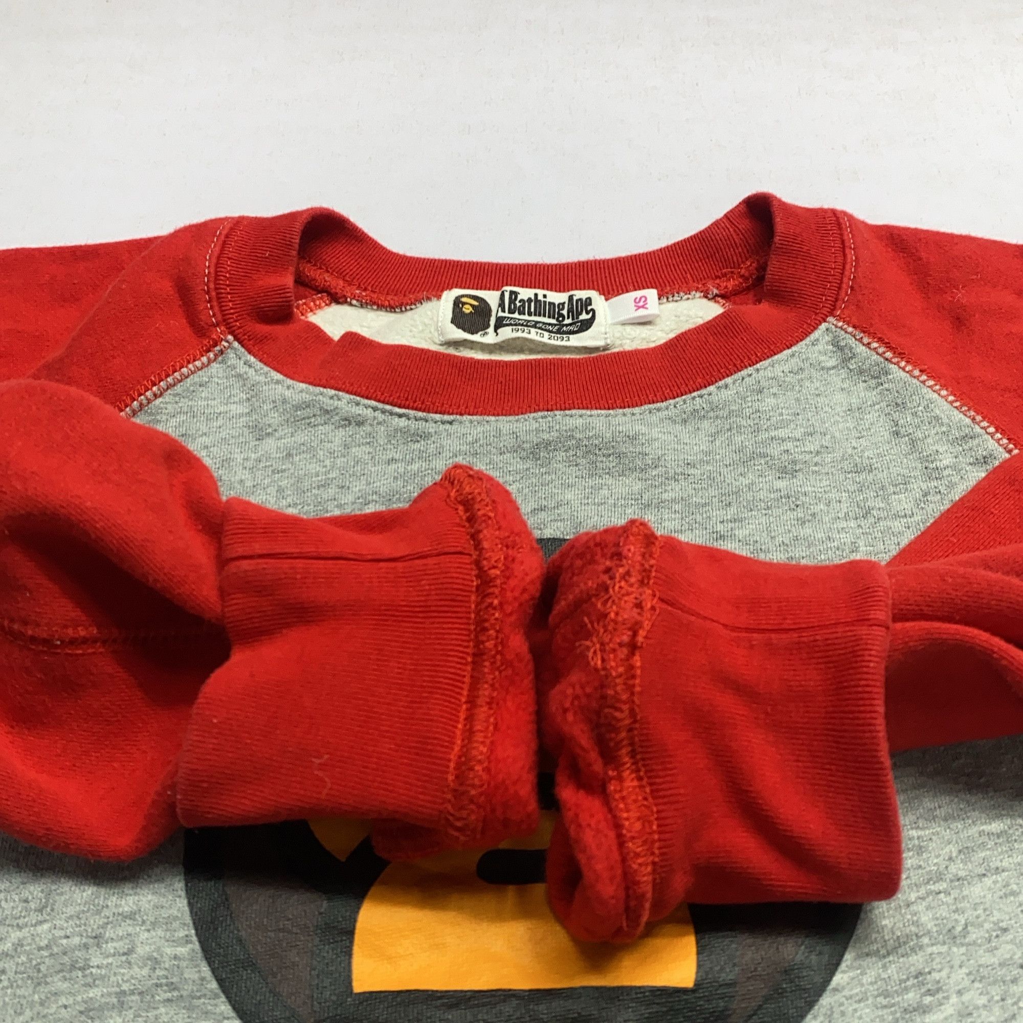 Bape A Bathing Ape Baby Milo Raglan Sweatshirt Size XS Size US XS / EU 42 / 0 - 12 Thumbnail