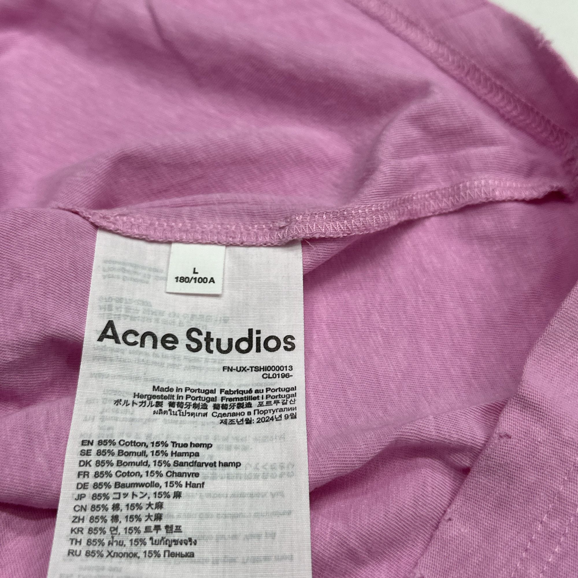Acne Studios Acne Studios 1996 Logo T-Shirt Size L Size US L / EU 52-54 / 3 - 3 Thumbnail