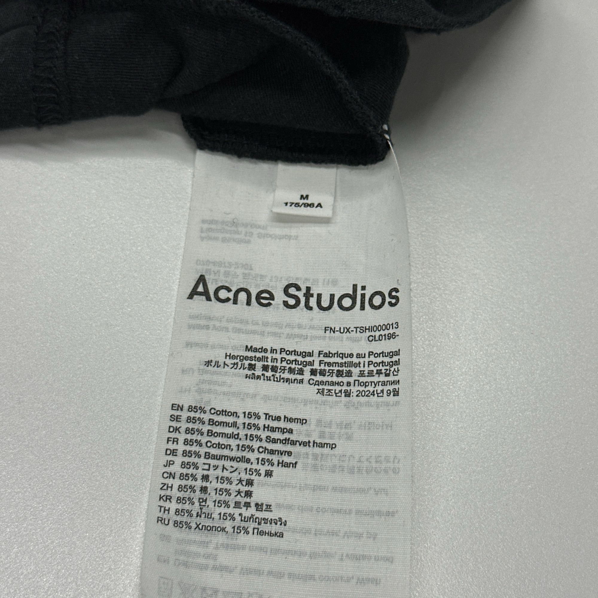 Acne Studios Acne Studios 1996 Logo T-Shirt Size M Size US M / EU 48-50 / 2 - 3 Thumbnail