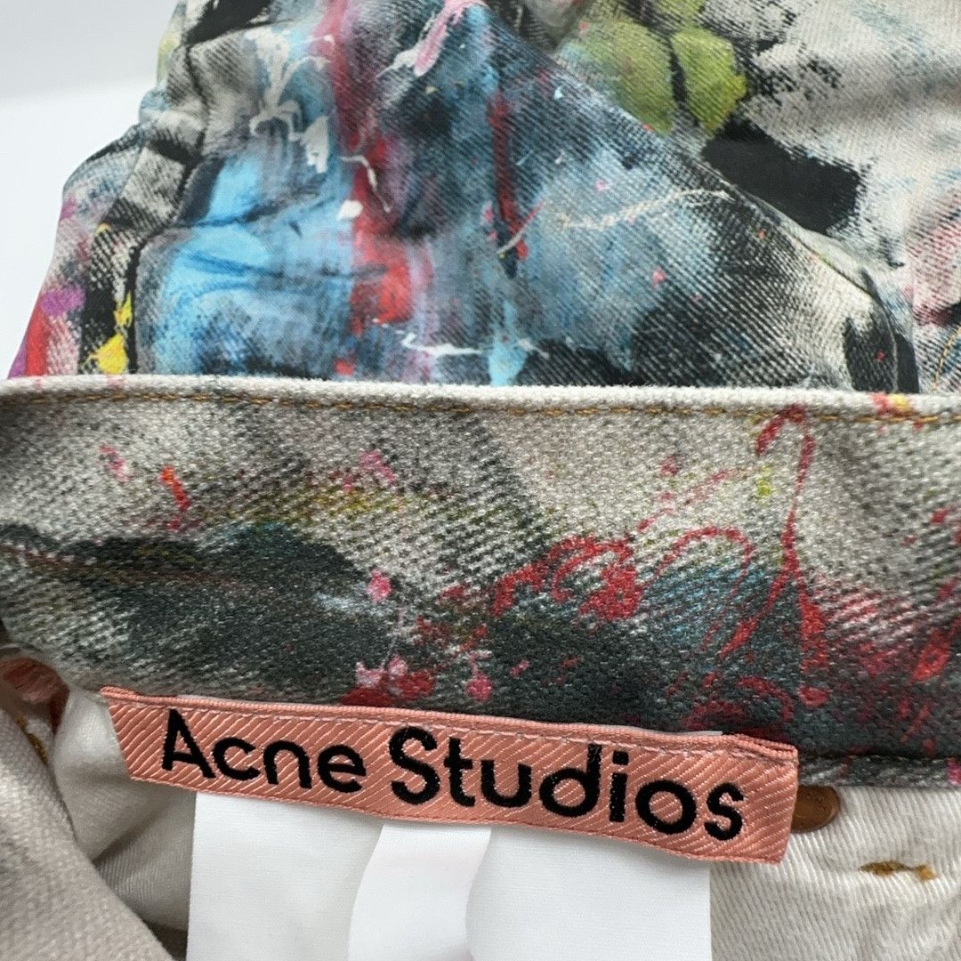 Acne Studios Acne Studios Paint Splatter Denim Shorts Size 32 Size US 32 / EU 48 - 3 Thumbnail