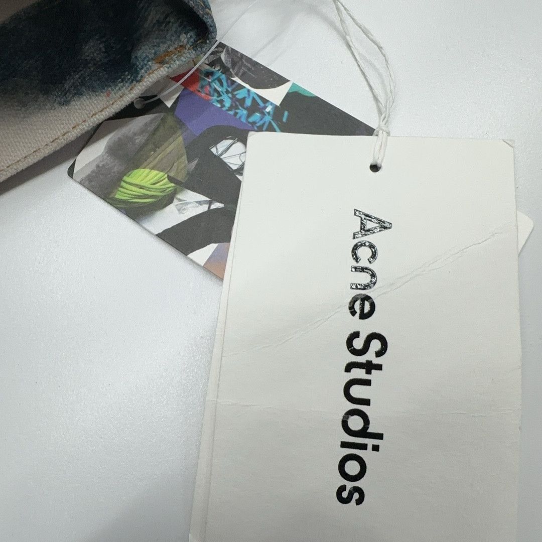 Acne Studios Acne Studios Paint Splatter Denim Shorts Size 32 Size US 32 / EU 48 - 6 Thumbnail