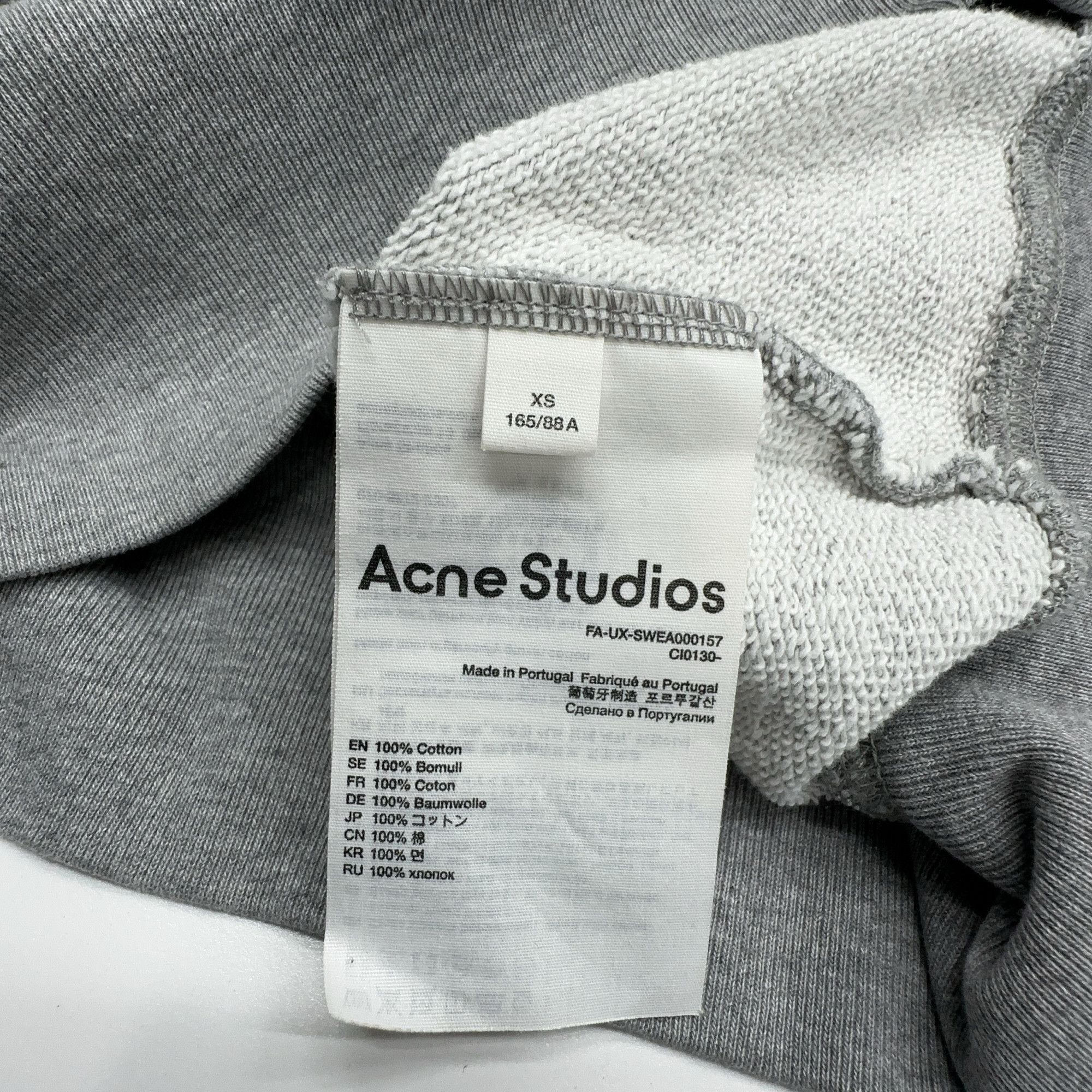 Acne Studios Acne Studios Face Patch Zip Hoodie Size XS Size US XS / EU 42 / 0 - 3 Thumbnail