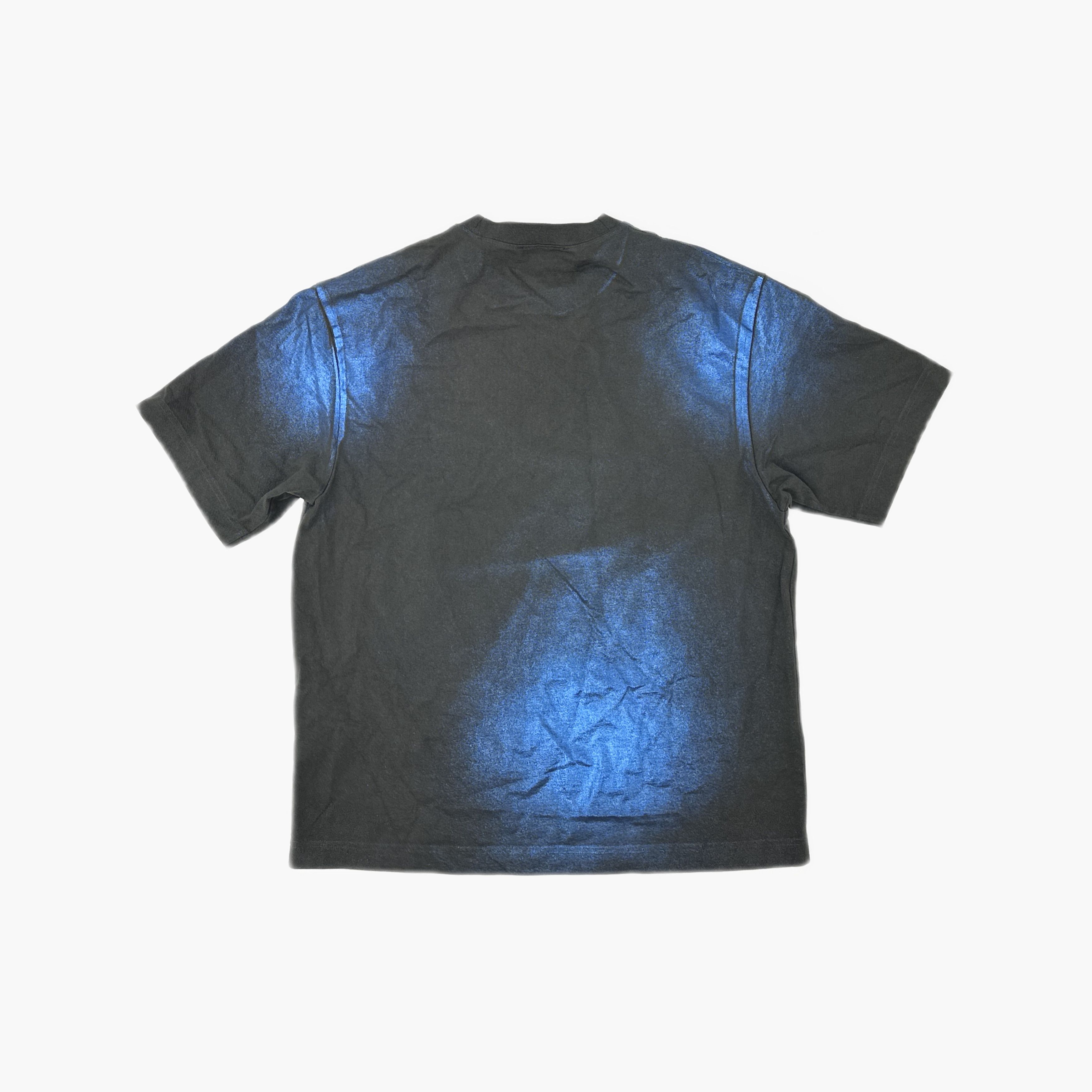 Acne Studios Acne Studios Blue Spray Effect T-Shirt Size M Size US M / EU 48-50 / 2 - 2 Thumbnail