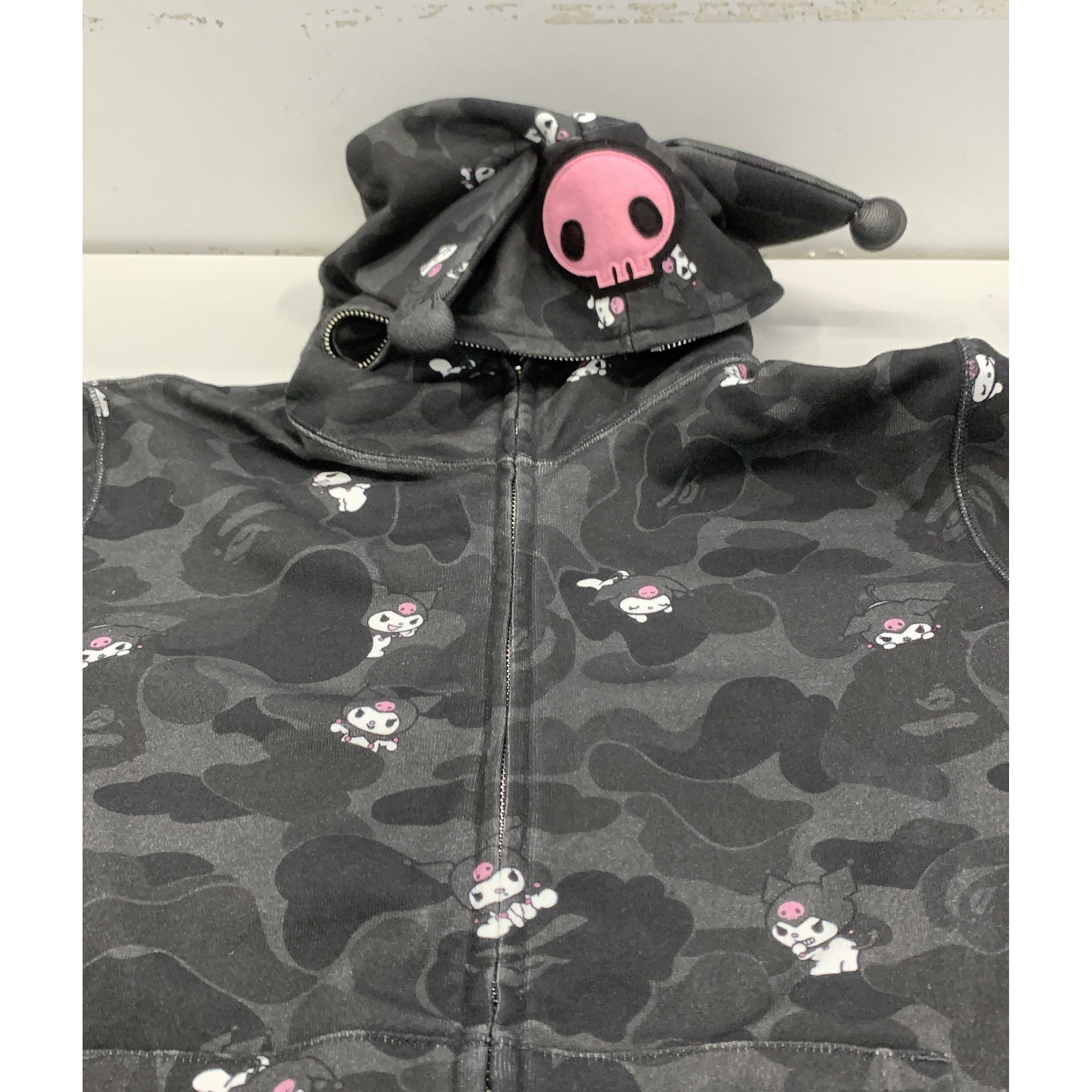 Bape A Bathing Ape x Sanrio Kuromi Camo Zip Hoodie Size S Size S / US 4 / IT 40 - 5 Thumbnail