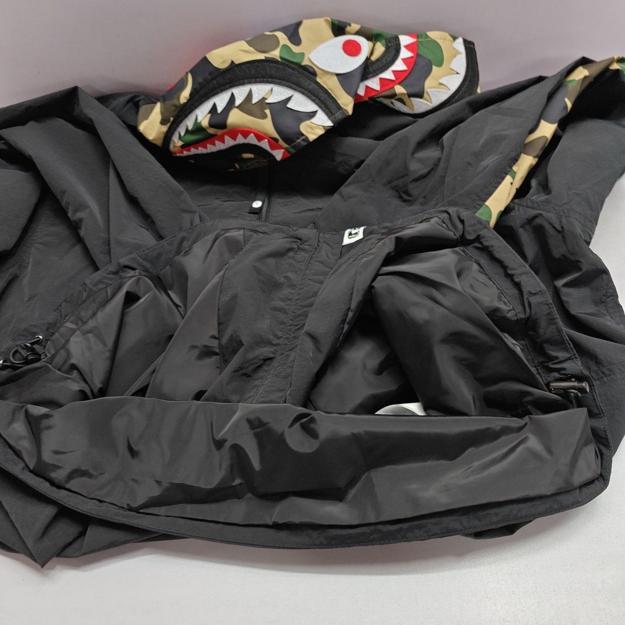 Bape A Bathing Ape Shark Camo Light Jacket Size L Size US L / EU 52-54 / 3 - 9 Thumbnail