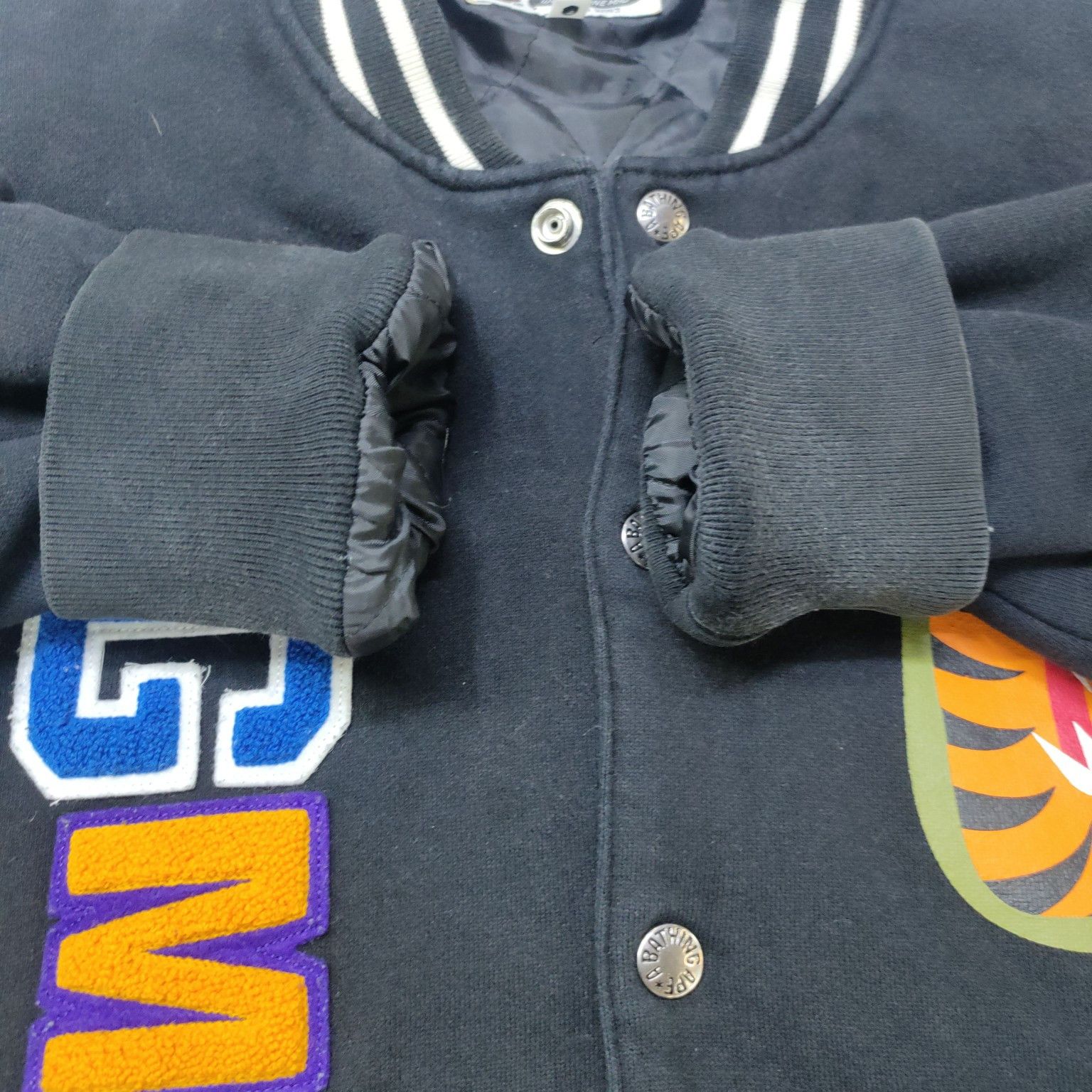 Bape A Bathing Ape Shark Tiger WGM Varsity Jacket Size M Size US M / EU 48-50 / 2 - 10 Thumbnail