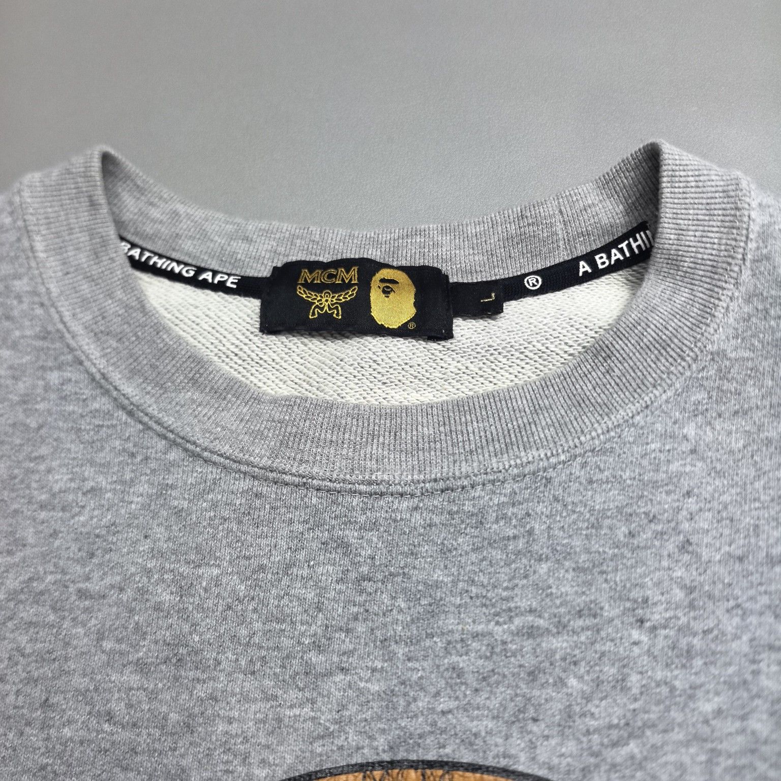 Bape A BATHING APE x MCM Baby Milo Sweatshirt Size L Size US L / EU 52-54 / 3 - 11 Thumbnail