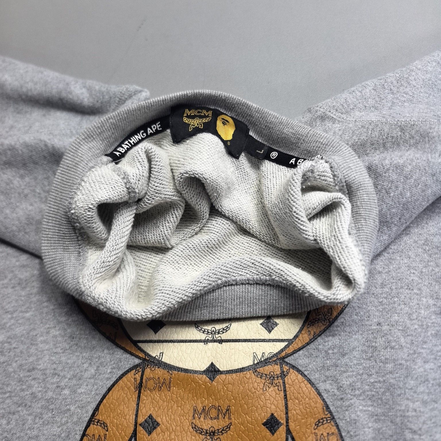 Bape A BATHING APE x MCM Baby Milo Sweatshirt Size L Size US L / EU 52-54 / 3 - 8 Thumbnail