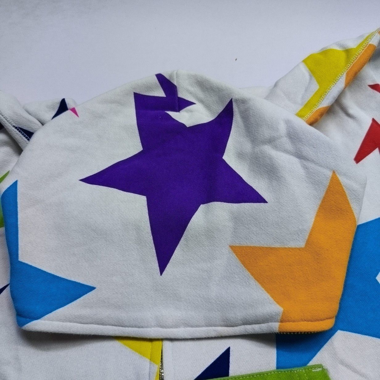 Bape A BATHING APE Star Pattern Zip Hoodie Size XL Size US XL / EU 56 / 4 - 6 Thumbnail