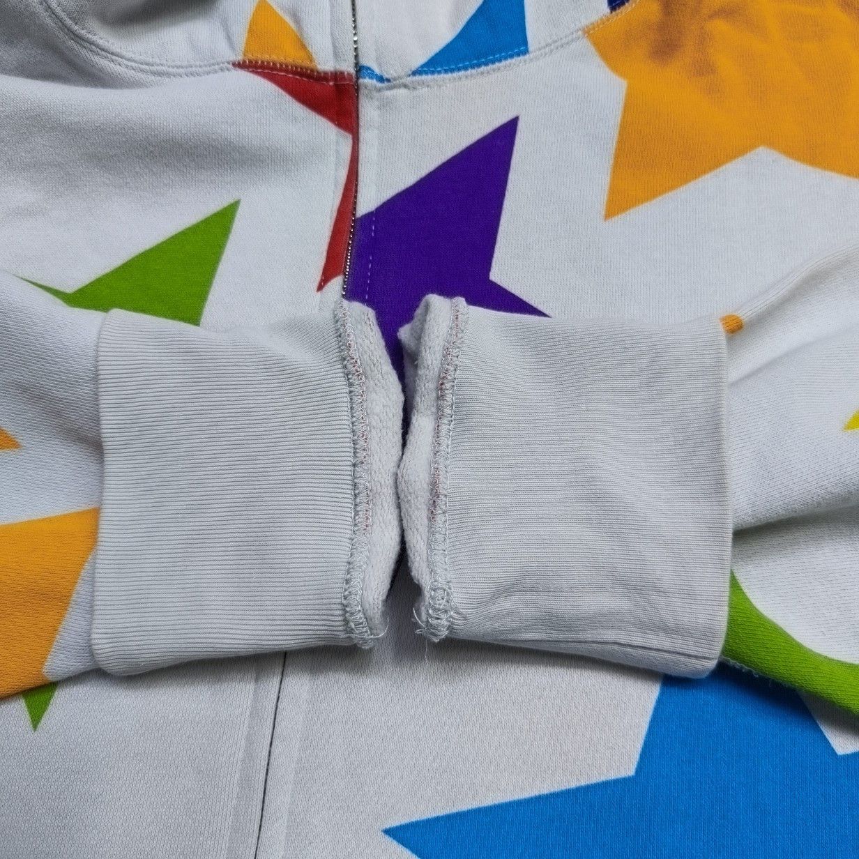 Bape A BATHING APE Star Pattern Zip Hoodie Size XL Size US XL / EU 56 / 4 - 12 Thumbnail