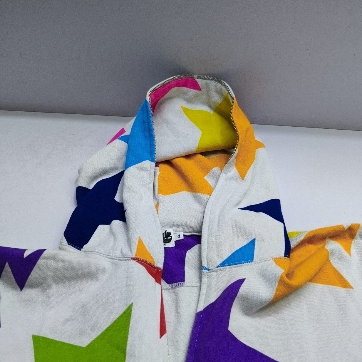 Bape A BATHING APE Star Pattern Zip Hoodie Size XL Size US XL / EU 56 / 4 - 7 Thumbnail