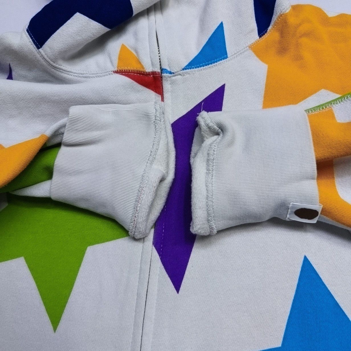 Bape A BATHING APE Star Pattern Zip Hoodie Size XL Size US XL / EU 56 / 4 - 13 Thumbnail