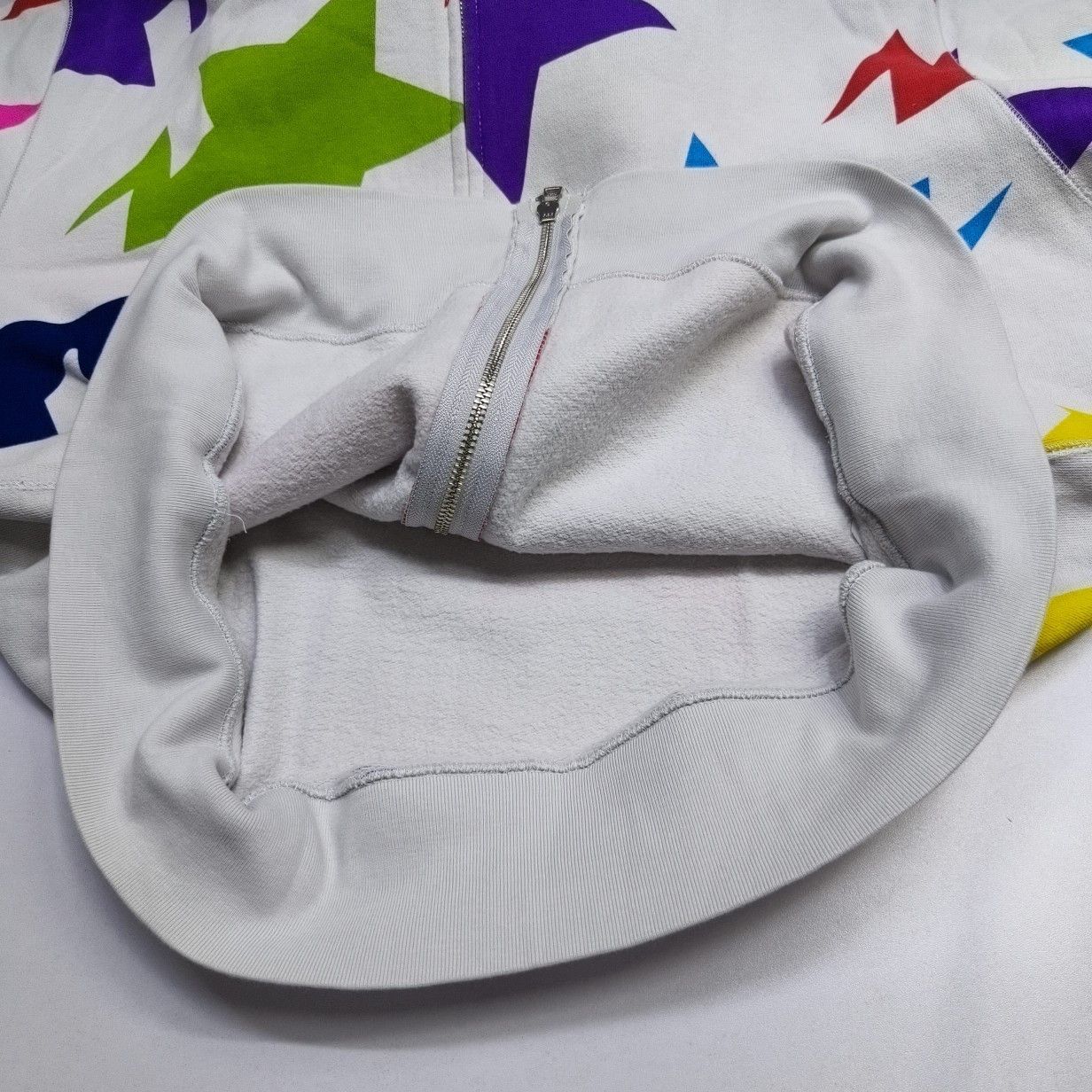 Bape A BATHING APE Star Pattern Zip Hoodie Size XL Size US XL / EU 56 / 4 - 15 Thumbnail