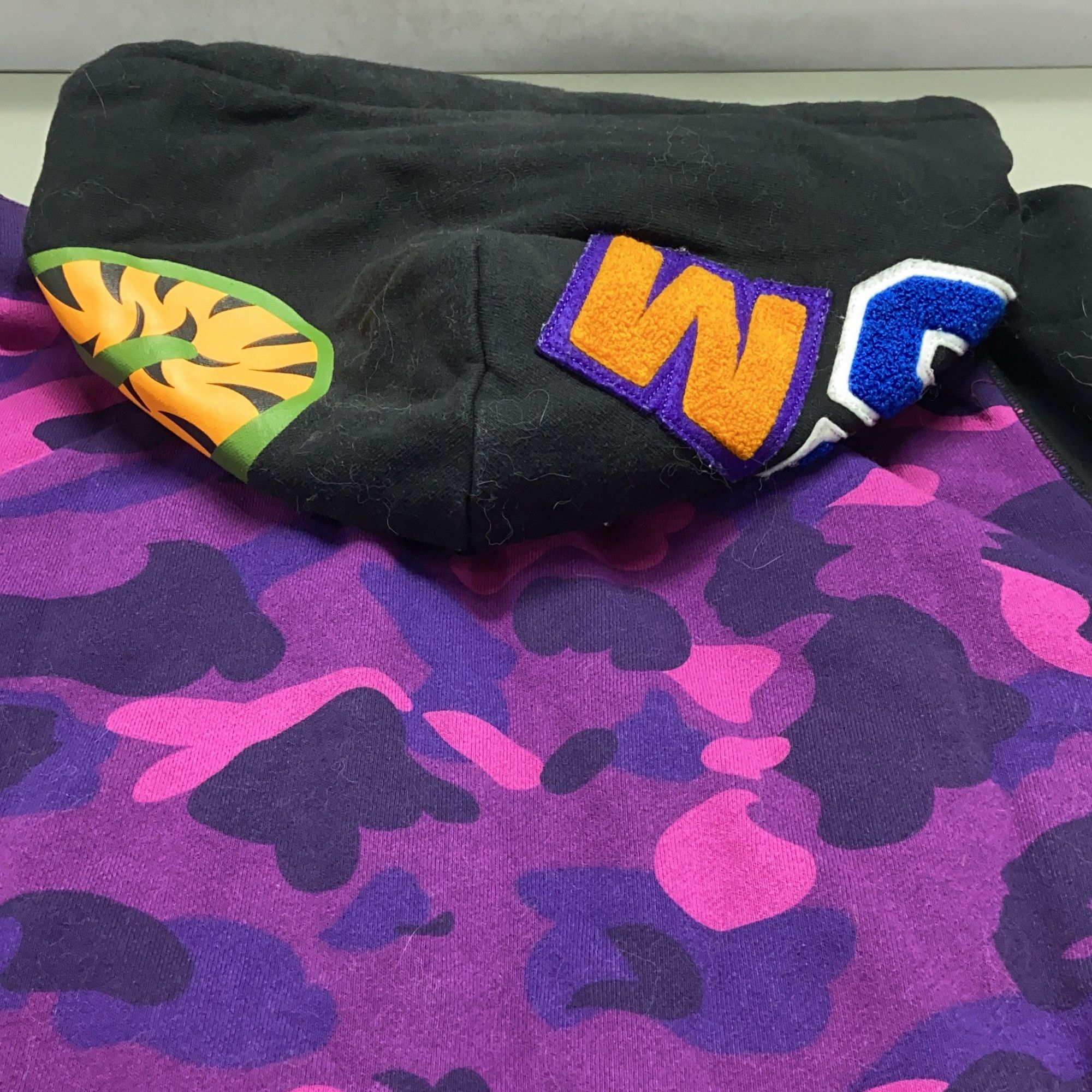 Bape A Bathing Ape Camo Shark Full Zip Hoodie Size M Size US M / EU 48-50 / 2 - 6 Thumbnail