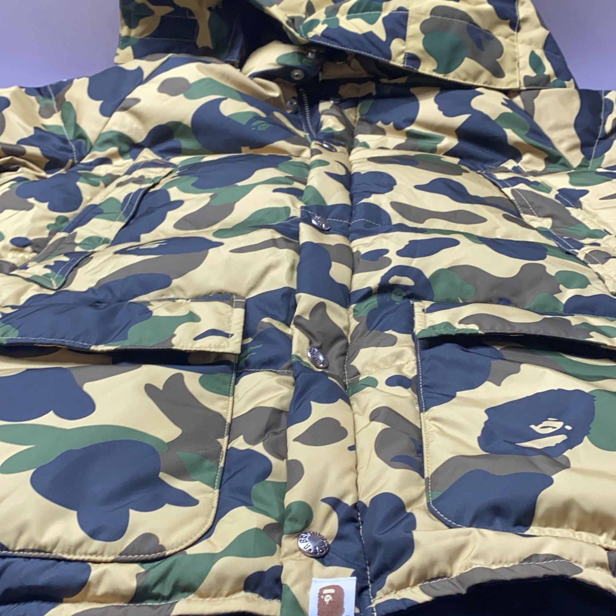 Bape A Bathing Ape Camo Down Jacket Size M Size US M / EU 48-50 / 2 - 7 Thumbnail