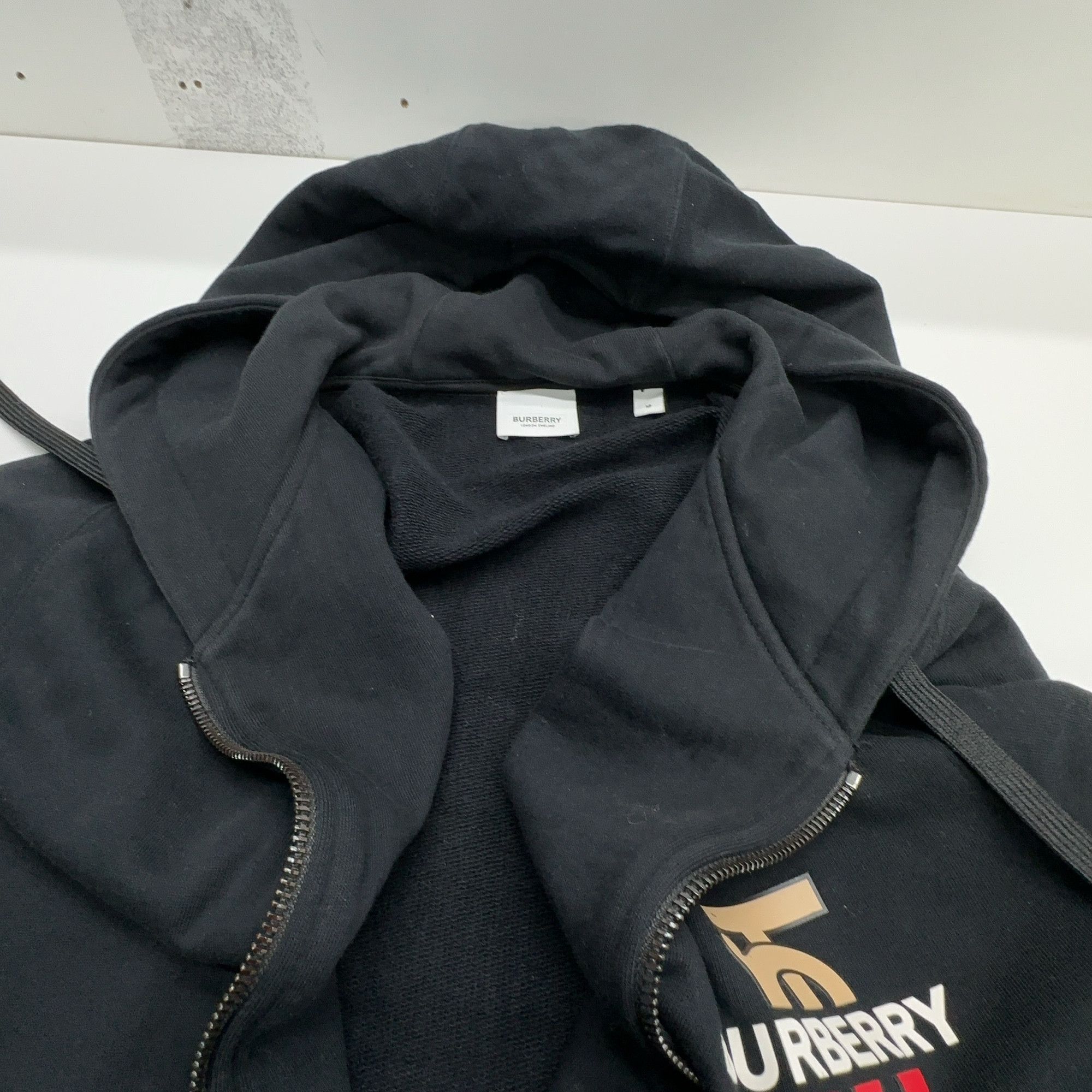 Burberry Burberry Monogram Logo Zip Hoodie Size M Size US M / EU 48-50 / 2 - 5 Thumbnail