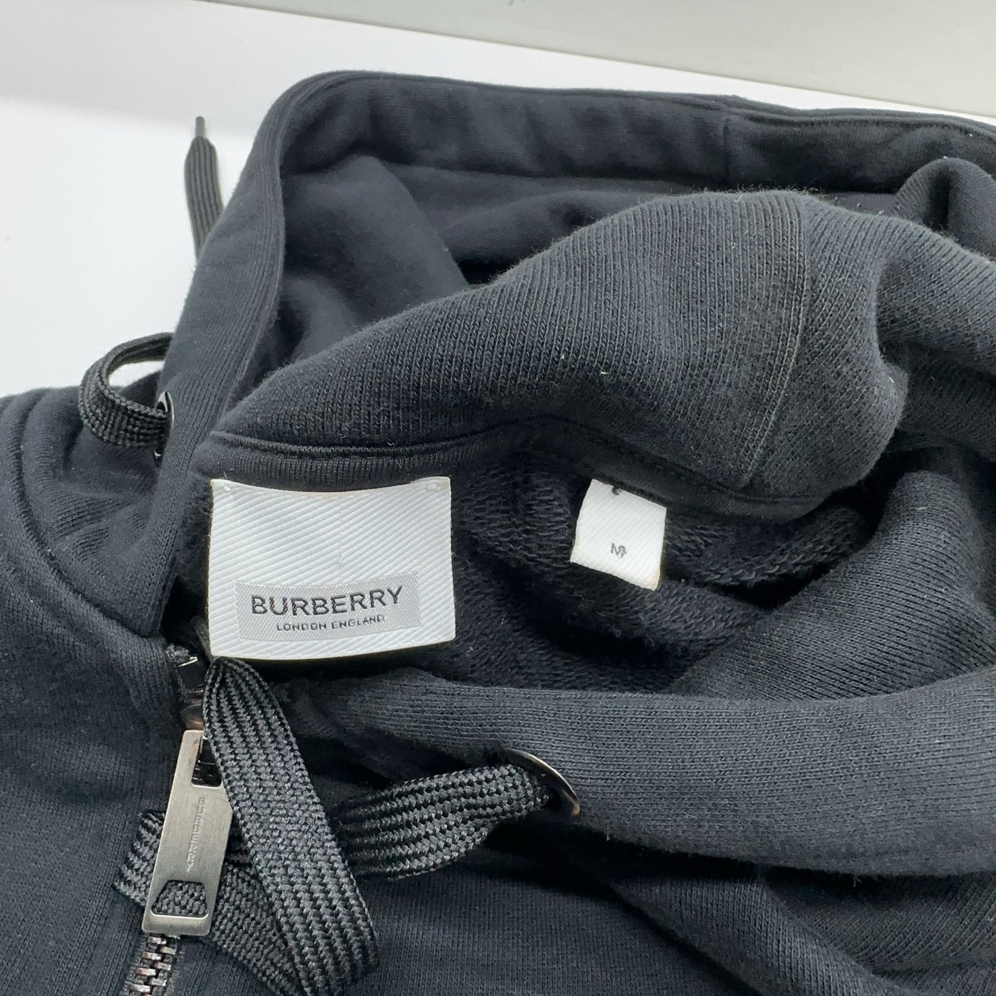 Burberry Burberry Monogram Logo Zip Hoodie Size M Size US M / EU 48-50 / 2 - 3 Thumbnail