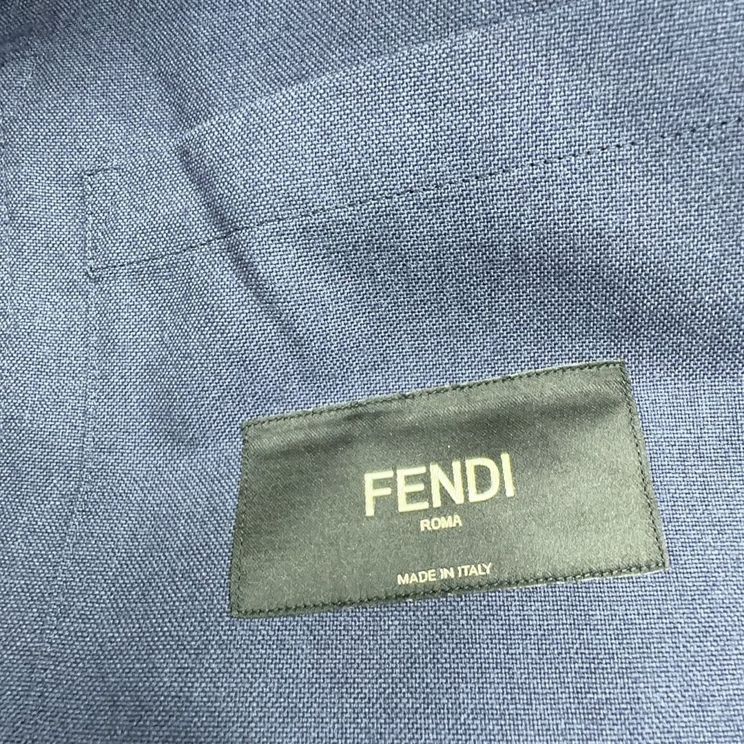 Fendi Fendi Blue Wool Light Jacket Size L Size US L / EU 52-54 / 3 - 6 Thumbnail