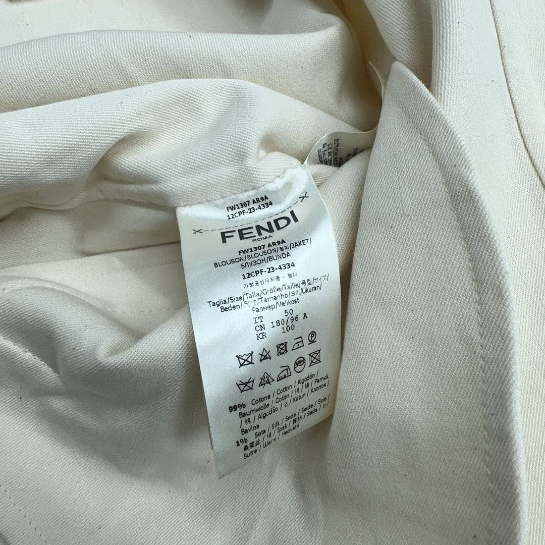 Fendi Fendi FF Logo Button Jacket Size M Size US M / EU 48-50 / 2 - 5 Thumbnail