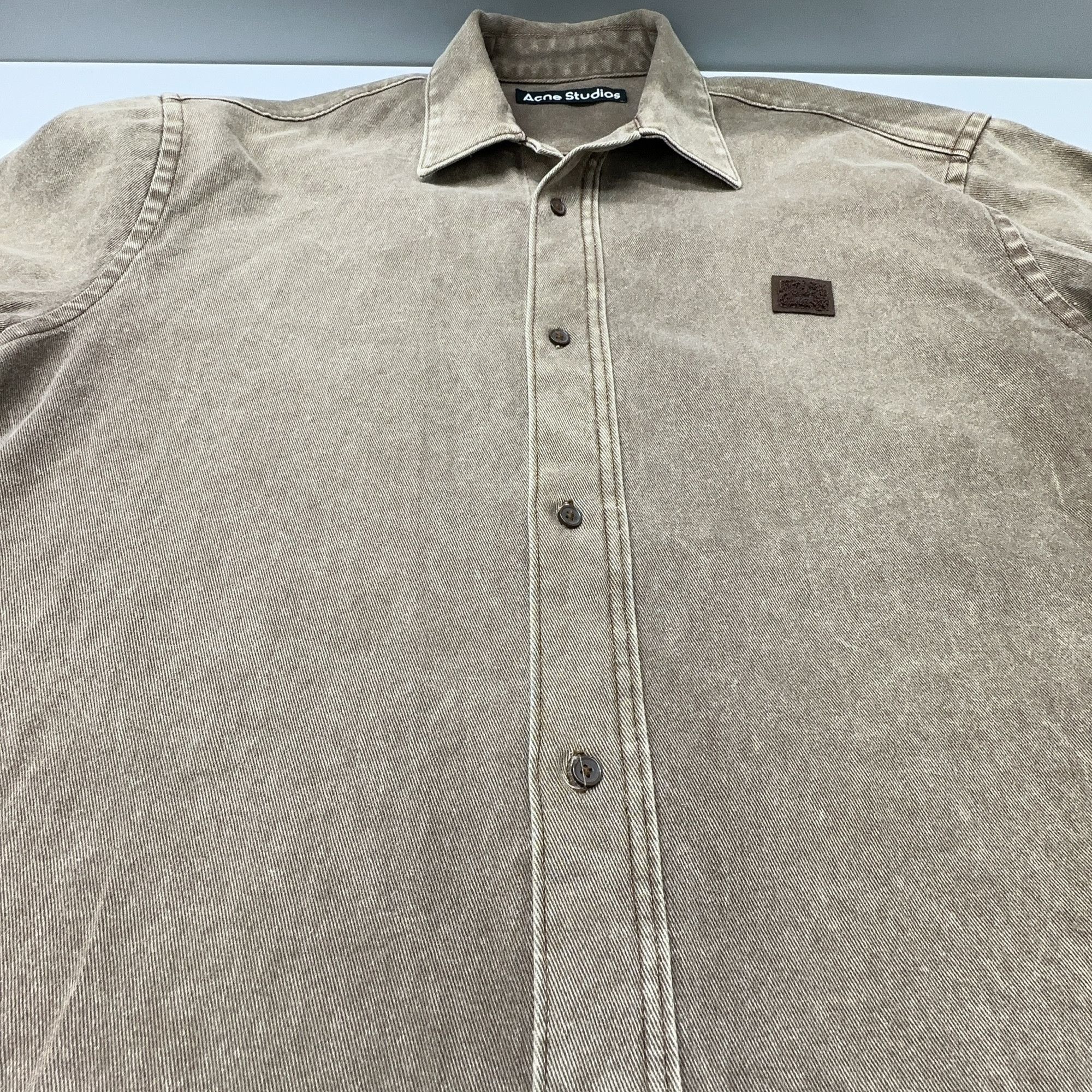 Acne Studios Acne Studios Brown Button Up Jacket Size M Size M / US 6-8 / IT 42-44 - 6 Thumbnail