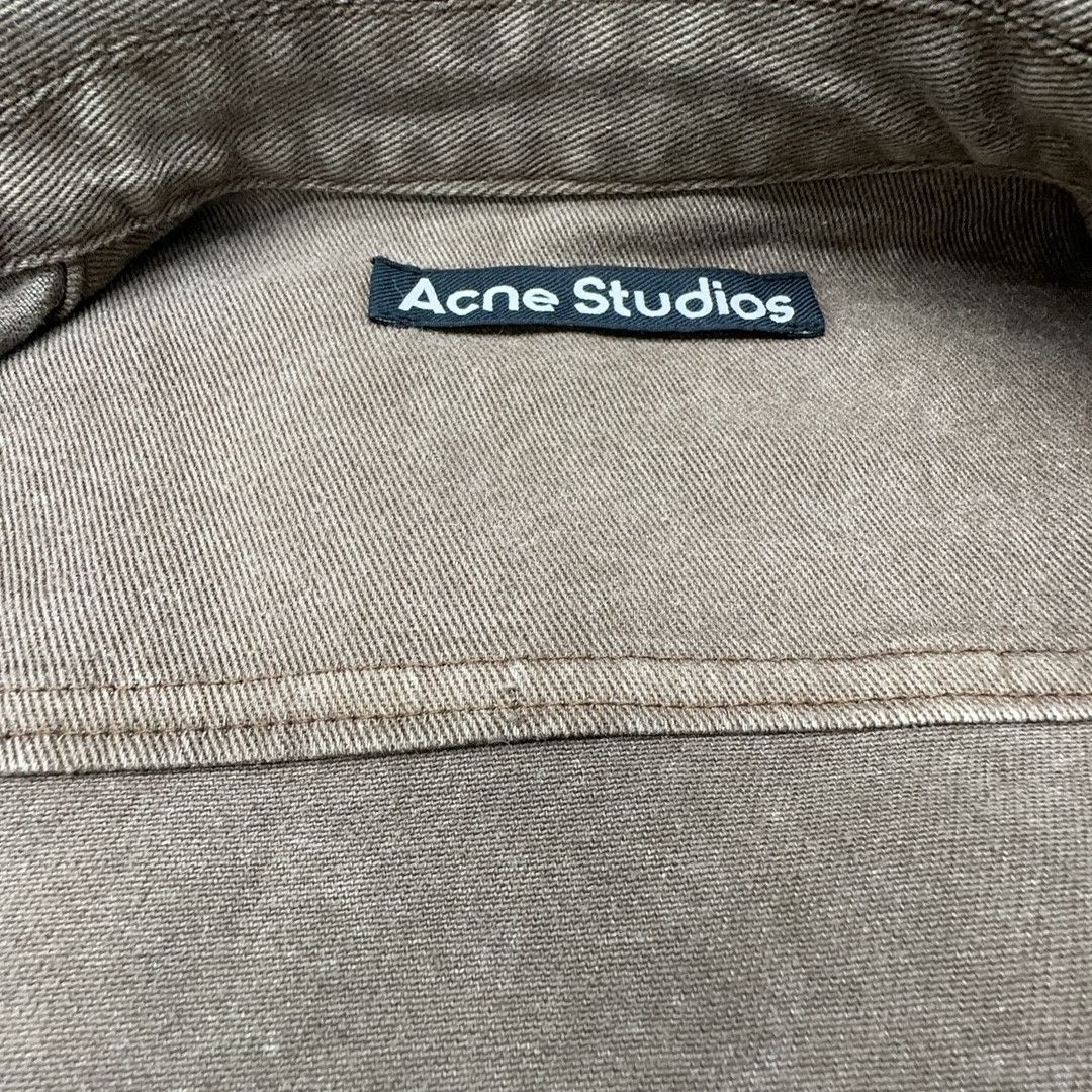 Acne Studios Acne Studios Brown Button Up Jacket Size M Size M / US 6-8 / IT 42-44 - 3 Thumbnail