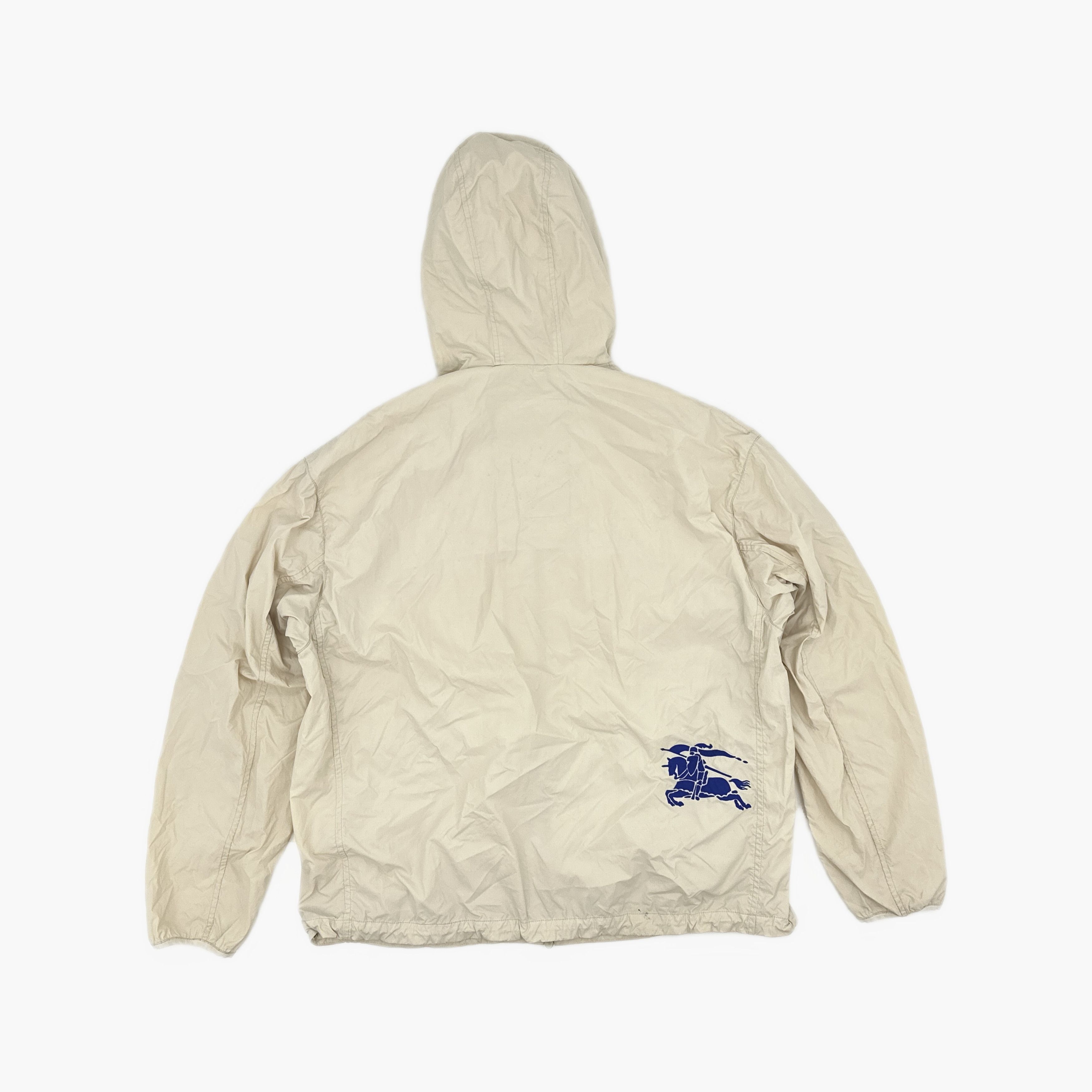 Burberry Burberry Horse Logo Zip-Up Hooded Jacket Size M Size US M / EU 48-50 / 2 - 2 Thumbnail