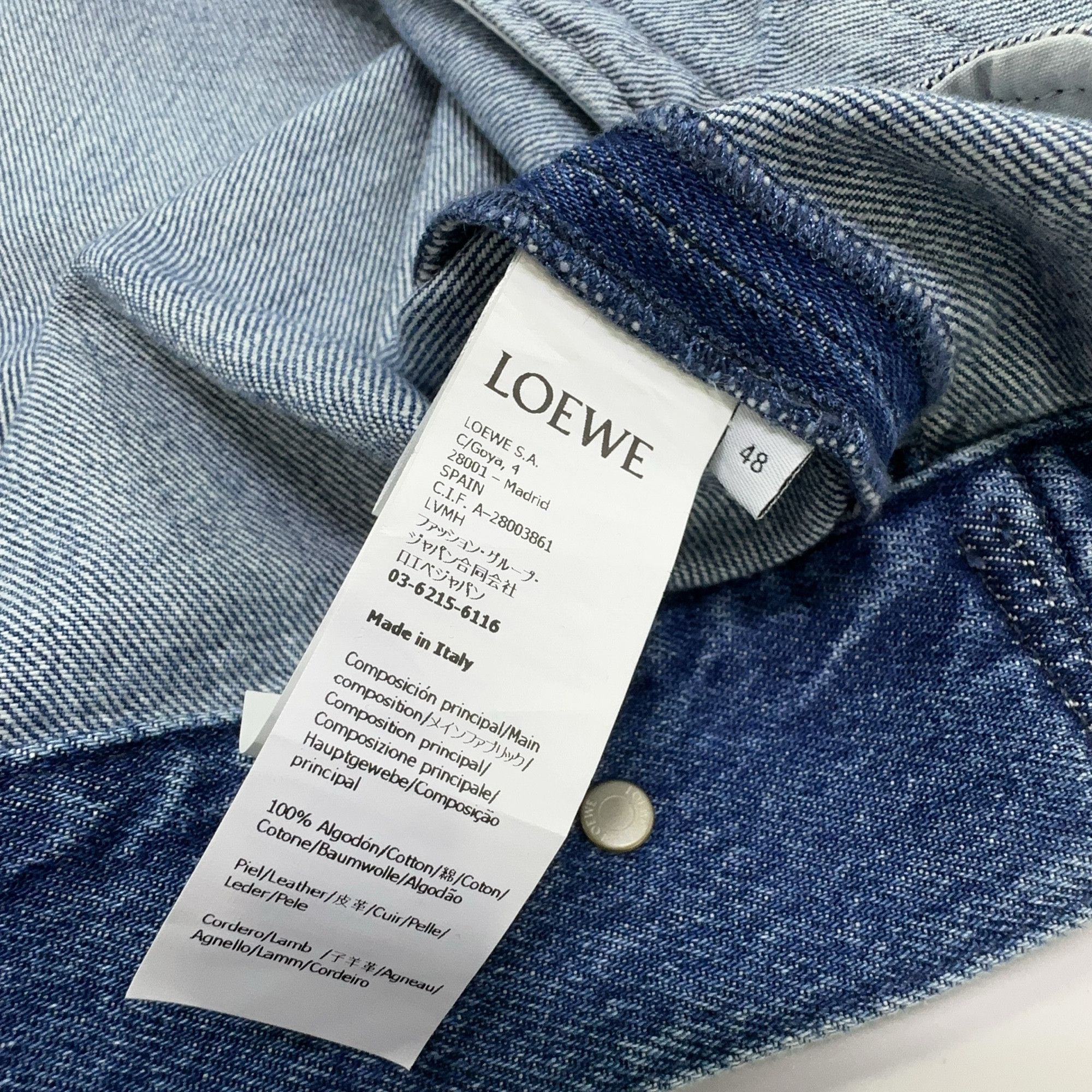 Loewe Loewe Gradient Denim Jacket Size 48 Size US M / EU 48-50 / 2 - 4 Thumbnail