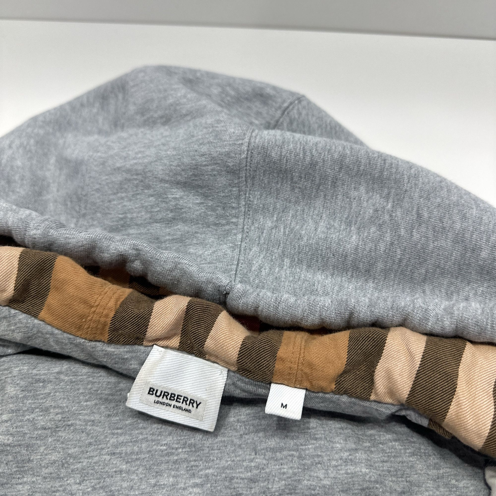 Burberry Burberry Logo Zip Hoodie Size M Size US M / EU 48-50 / 2 - 3 Thumbnail