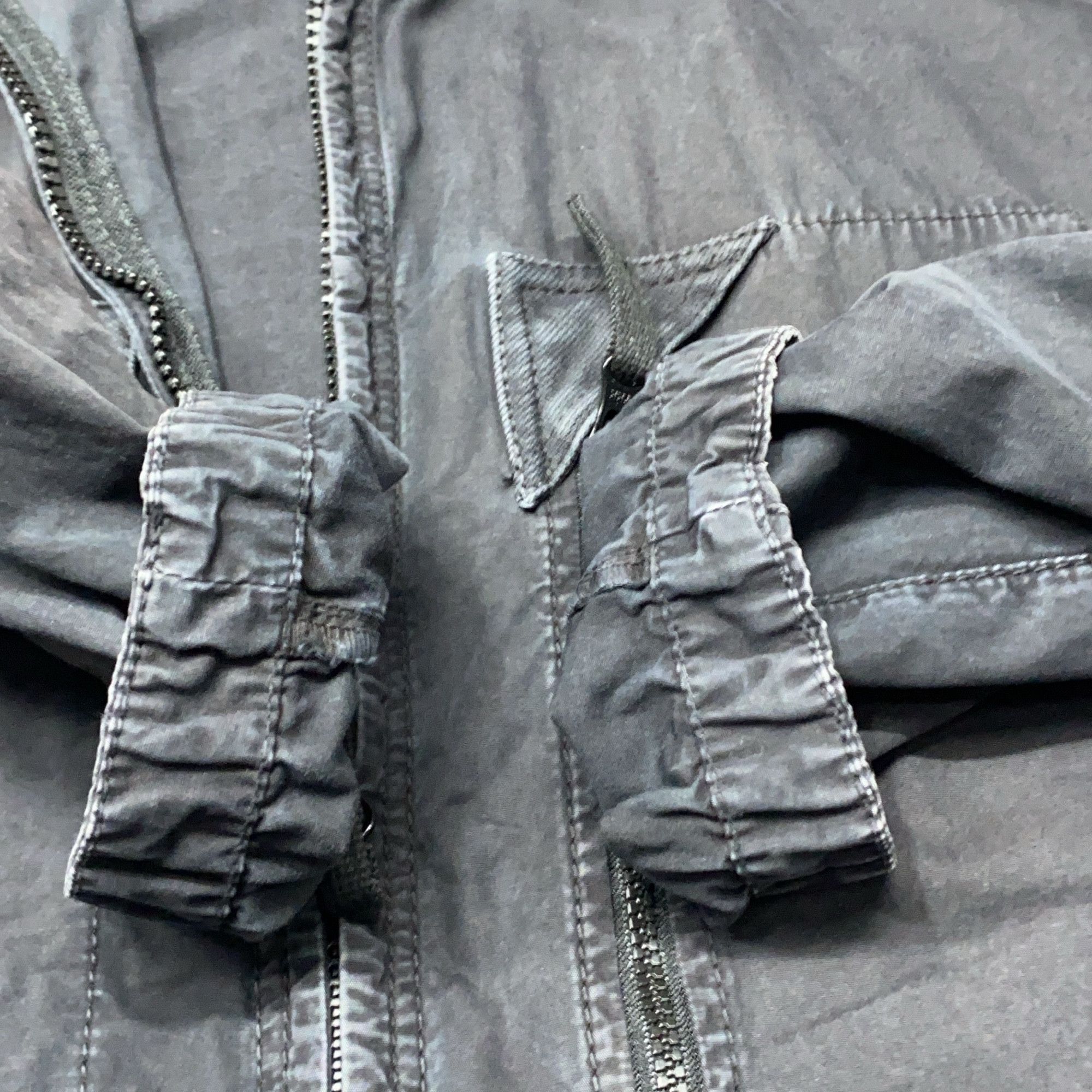 Stone Island Stone Island Garment Dyed Zip Up Jacket Size L Size US L / EU 52-54 / 3 - 12 Thumbnail