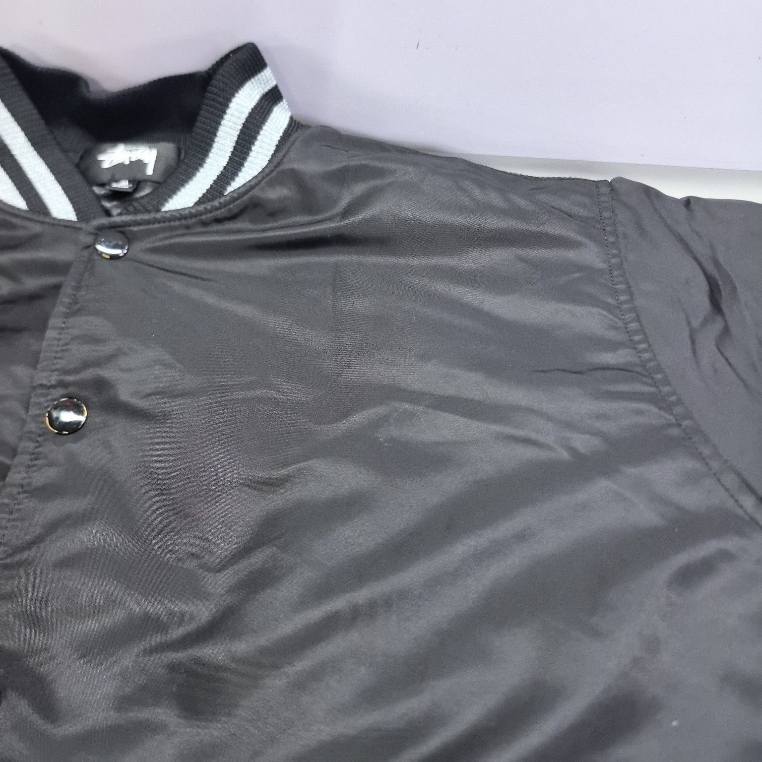 Stussy Stussy Sequin Dice Satin Bomber Jacket Size M Size US M / EU 48-50 / 2 - 8 Thumbnail