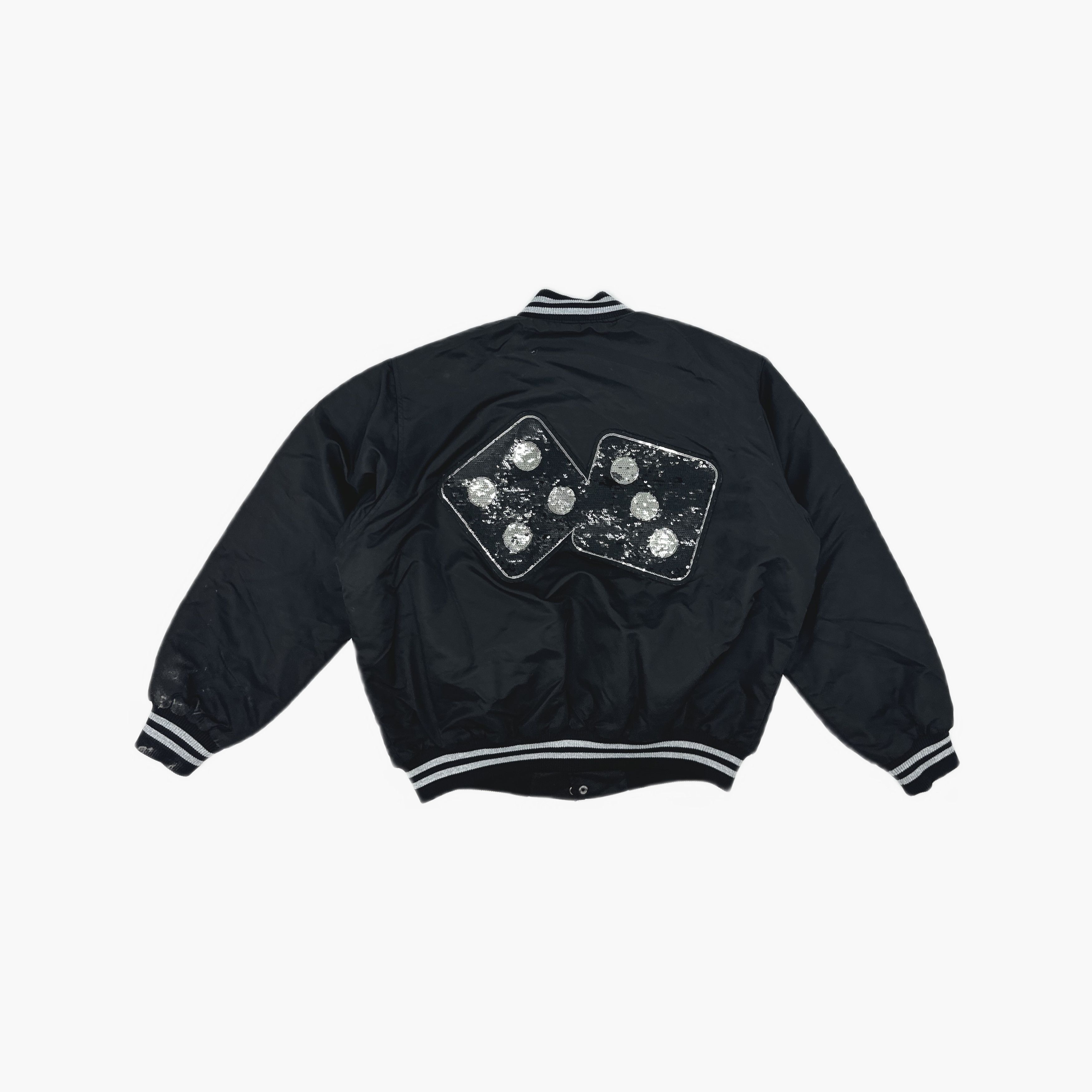 Stussy Stussy Sequin Dice Satin Bomber Jacket Size M Size US M / EU 48-50 / 2 - 2 Thumbnail