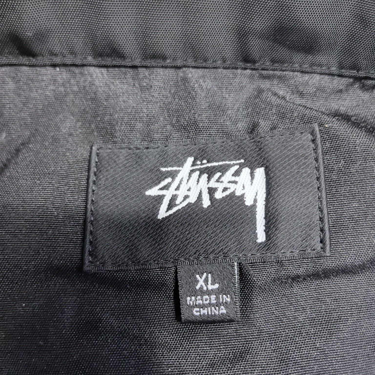 Stussy Stussy Logo Zip Up Light Jacket Size XL Size US XL / EU 56 / 4 - 4 Thumbnail