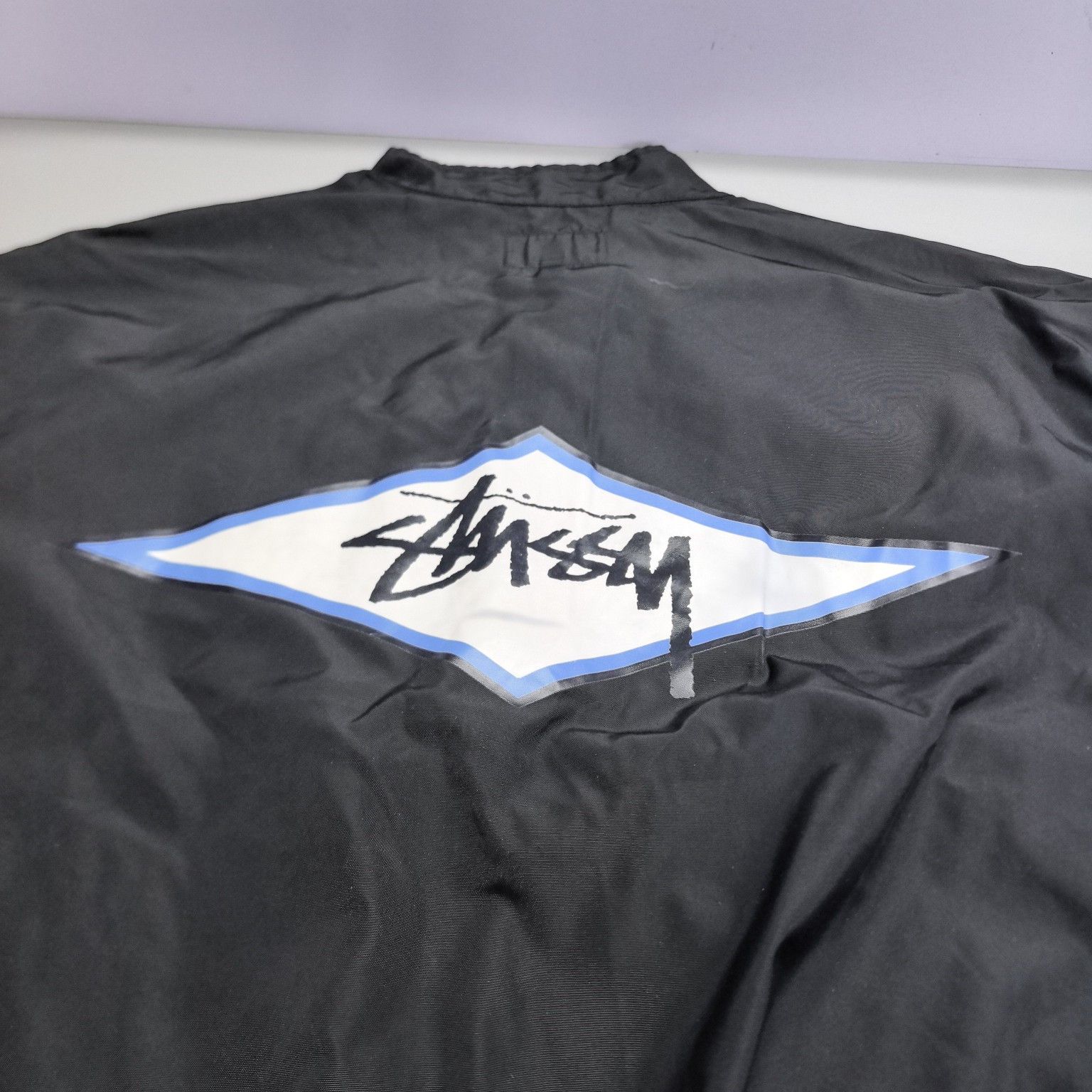 Stussy Stussy Logo Zip Up Light Jacket Size XL Size US XL / EU 56 / 4 - 5 Thumbnail