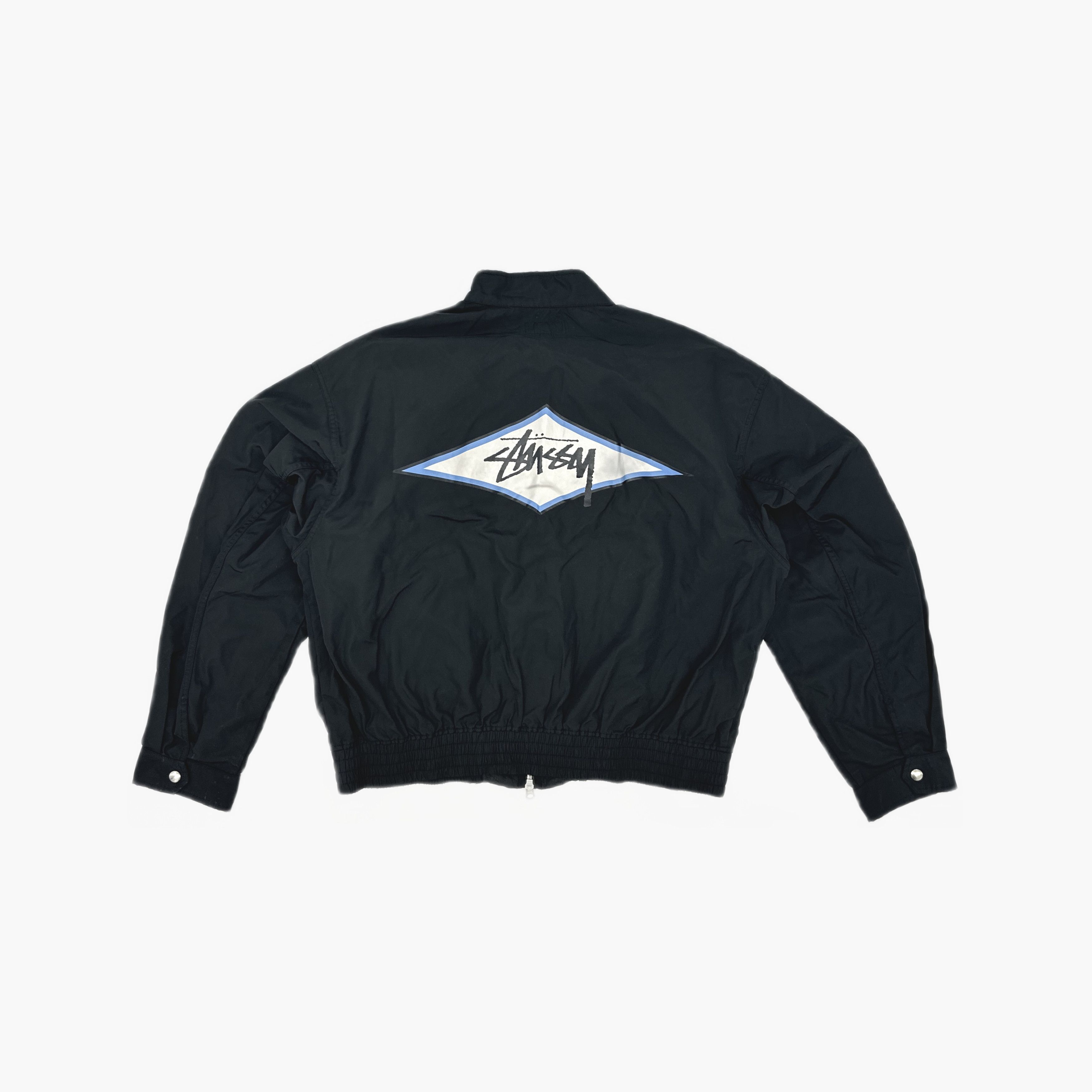Stussy Stussy Logo Zip Up Light Jacket Size XL Size US XL / EU 56 / 4 - 2 Thumbnail