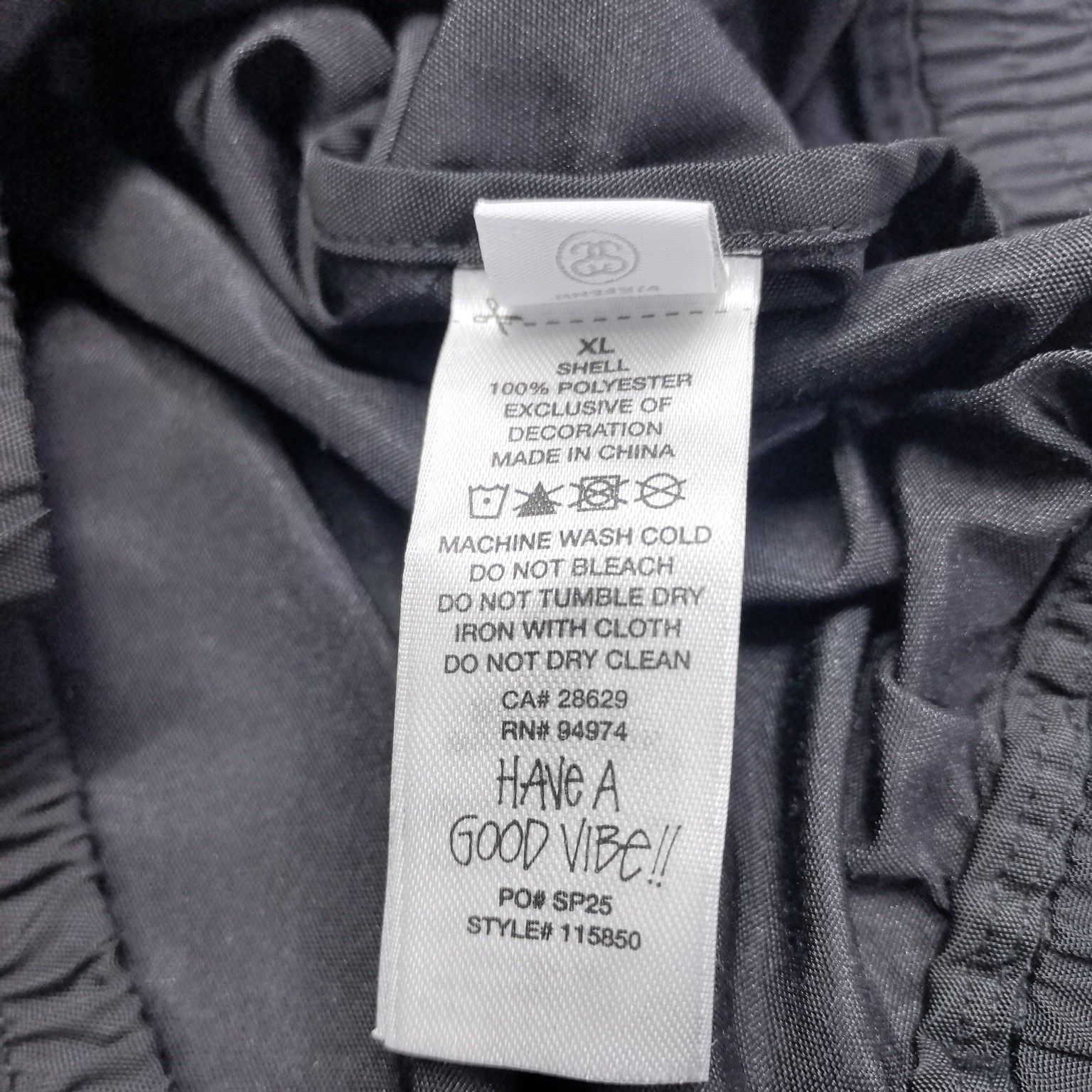 Stussy Stussy Logo Zip Up Light Jacket Size XL Size US XL / EU 56 / 4 - 3 Thumbnail