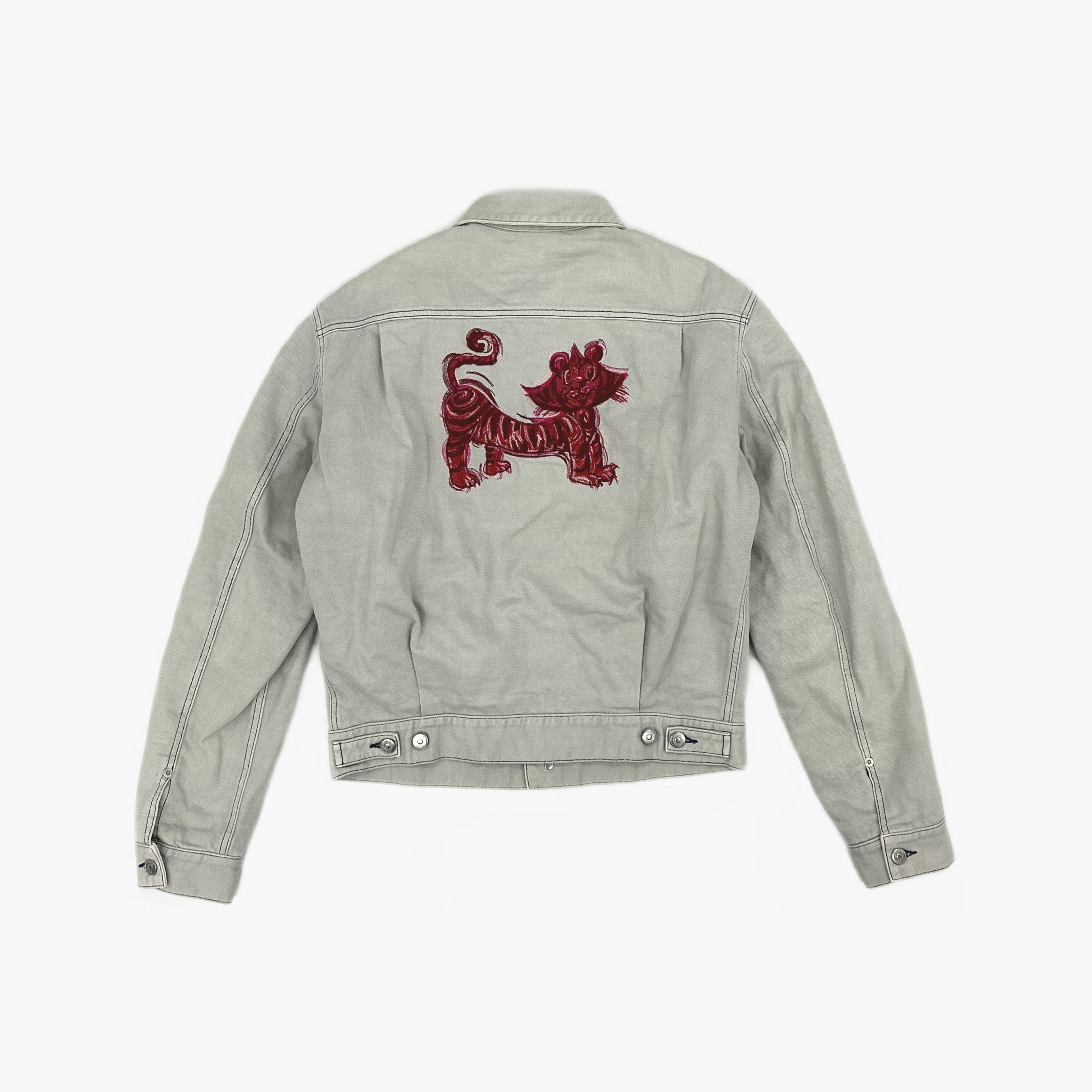Dior Dior Tiger Embroidery Denim Jacket Size 46 Size US S / EU 44-46 / 1 - 2 Thumbnail