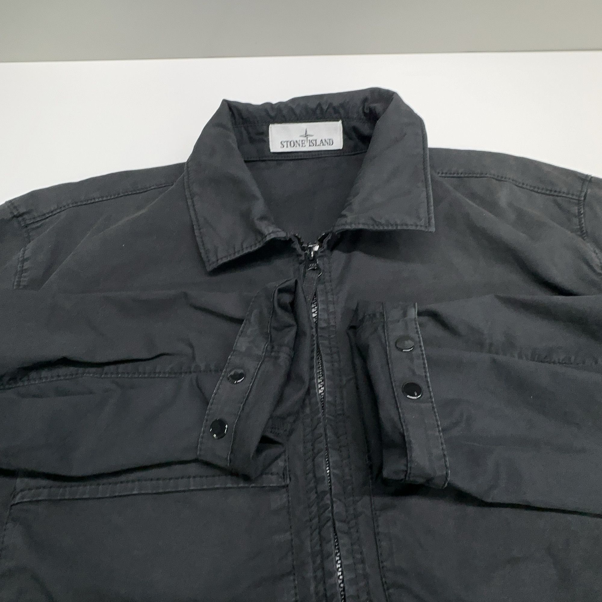 Stone Island Stone Island Zip Up Overshirt Size L Size US L / EU 52-54 / 3 - 7 Thumbnail